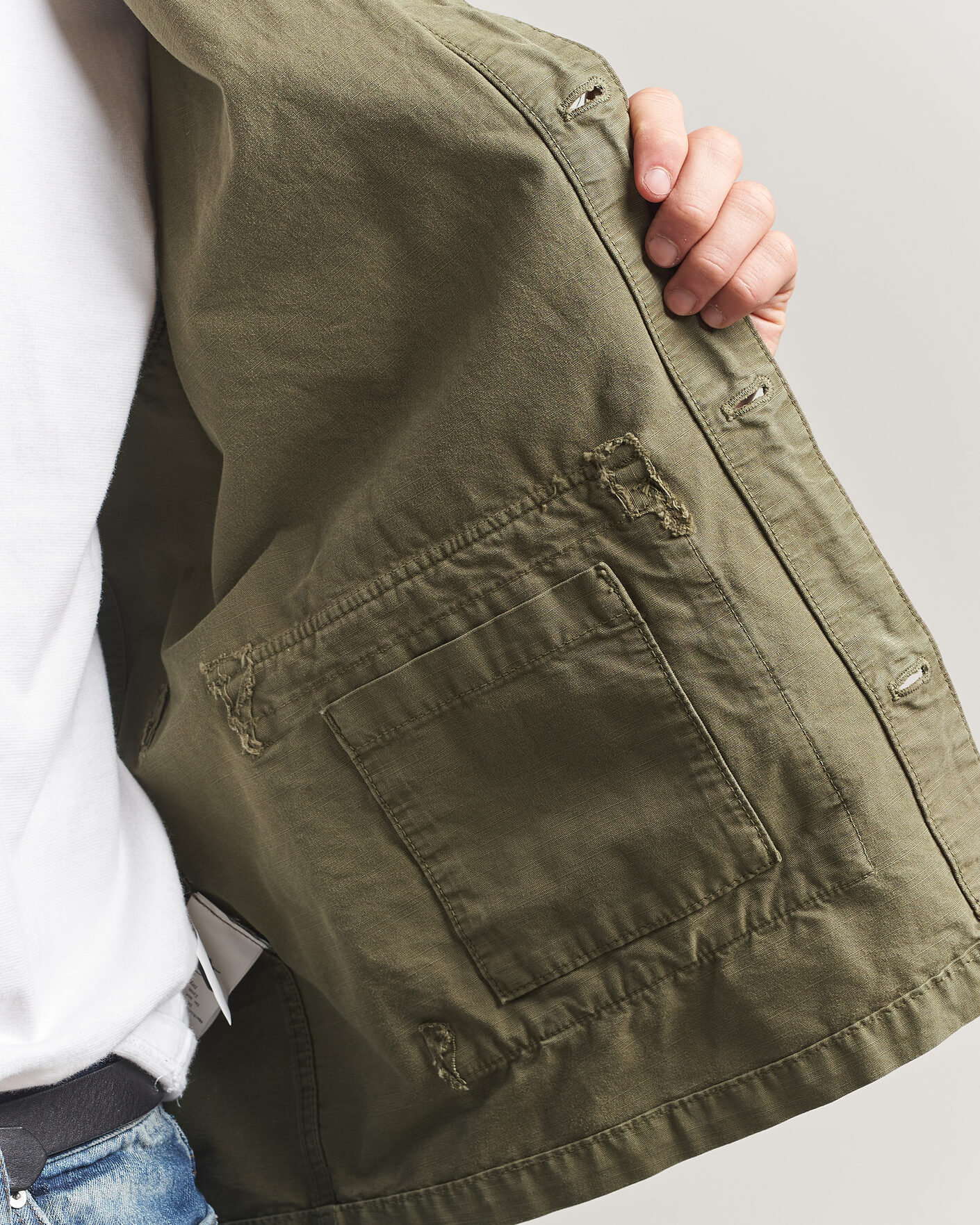 Heren | Jassen | Jeanerica | Wilde Shirt Jacket Green