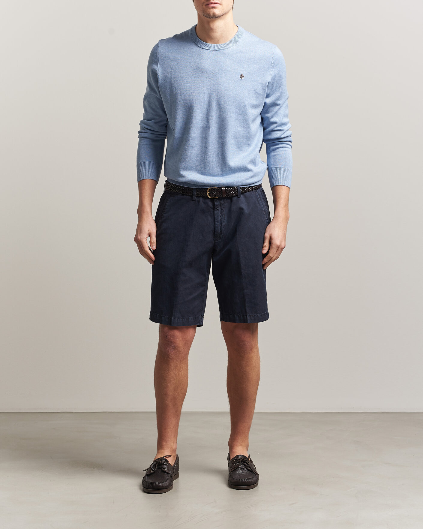 Homme | Pulls Et Tricots | Morris | Riley Oneck Light Blue