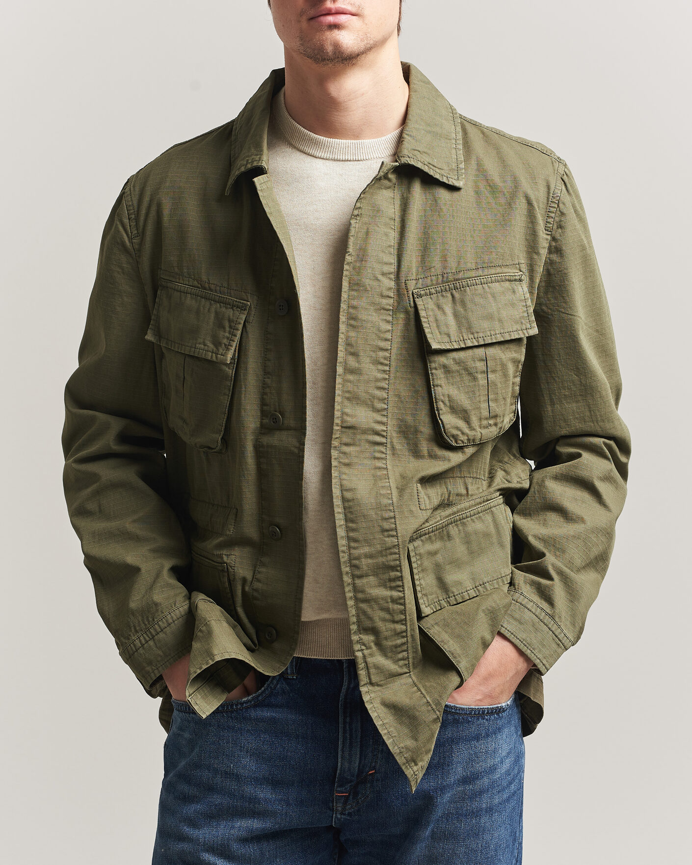 Heren | Jassen | Morris | Graham Field Jacket Olive