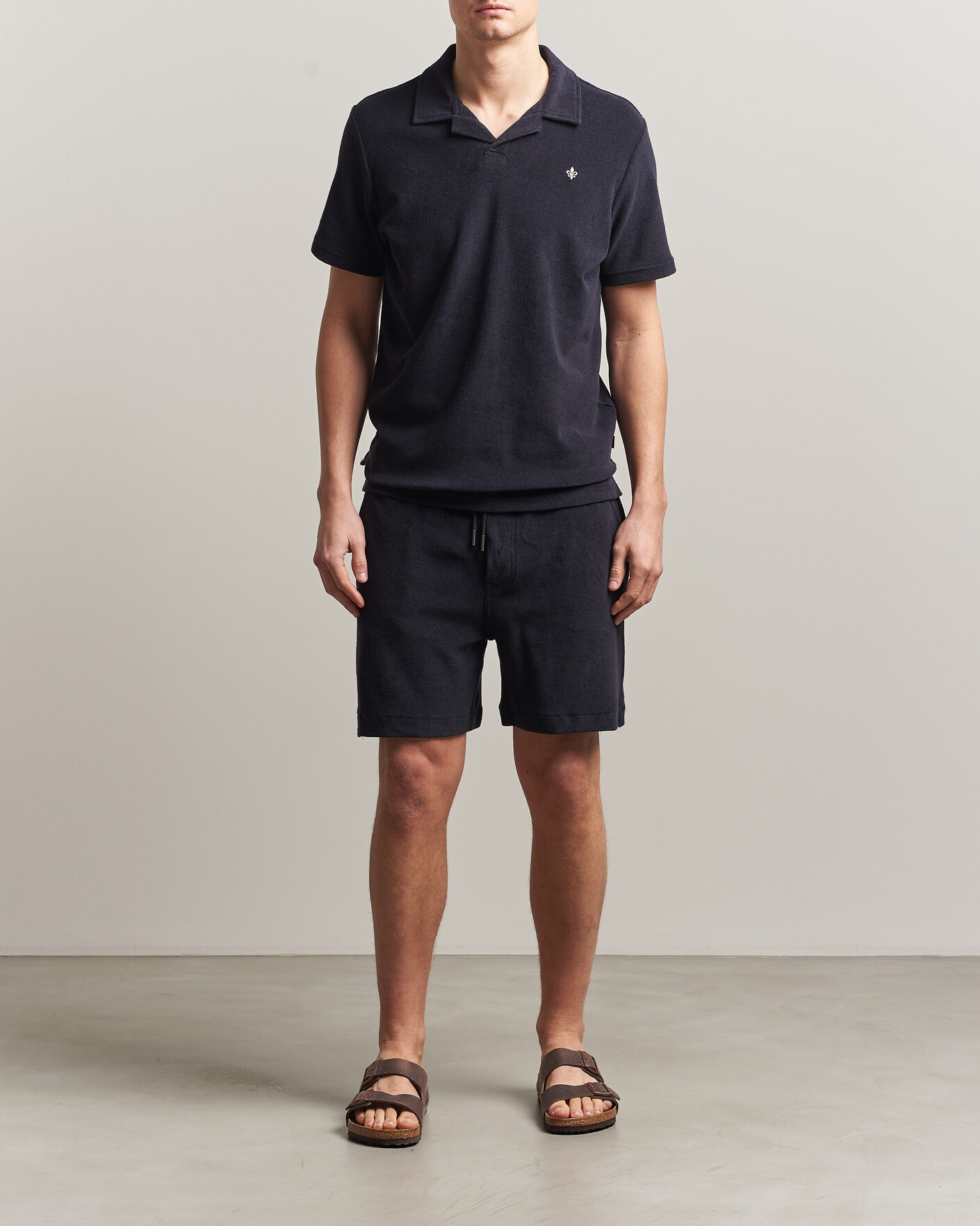 Heren | Korte broek | Morris | Delon Terry Shorts Navy