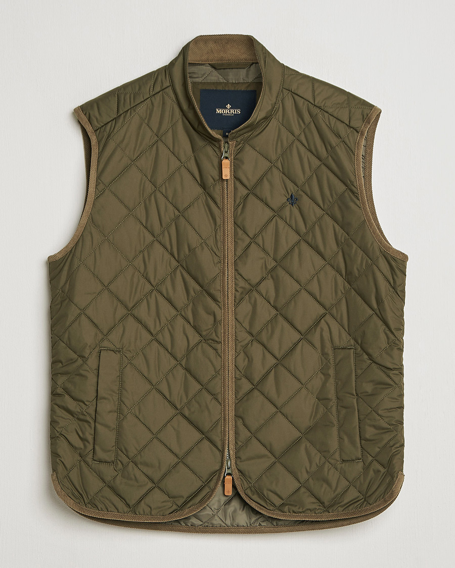 Homme | Gilets | Morris | Teddy Quilted Vest Green