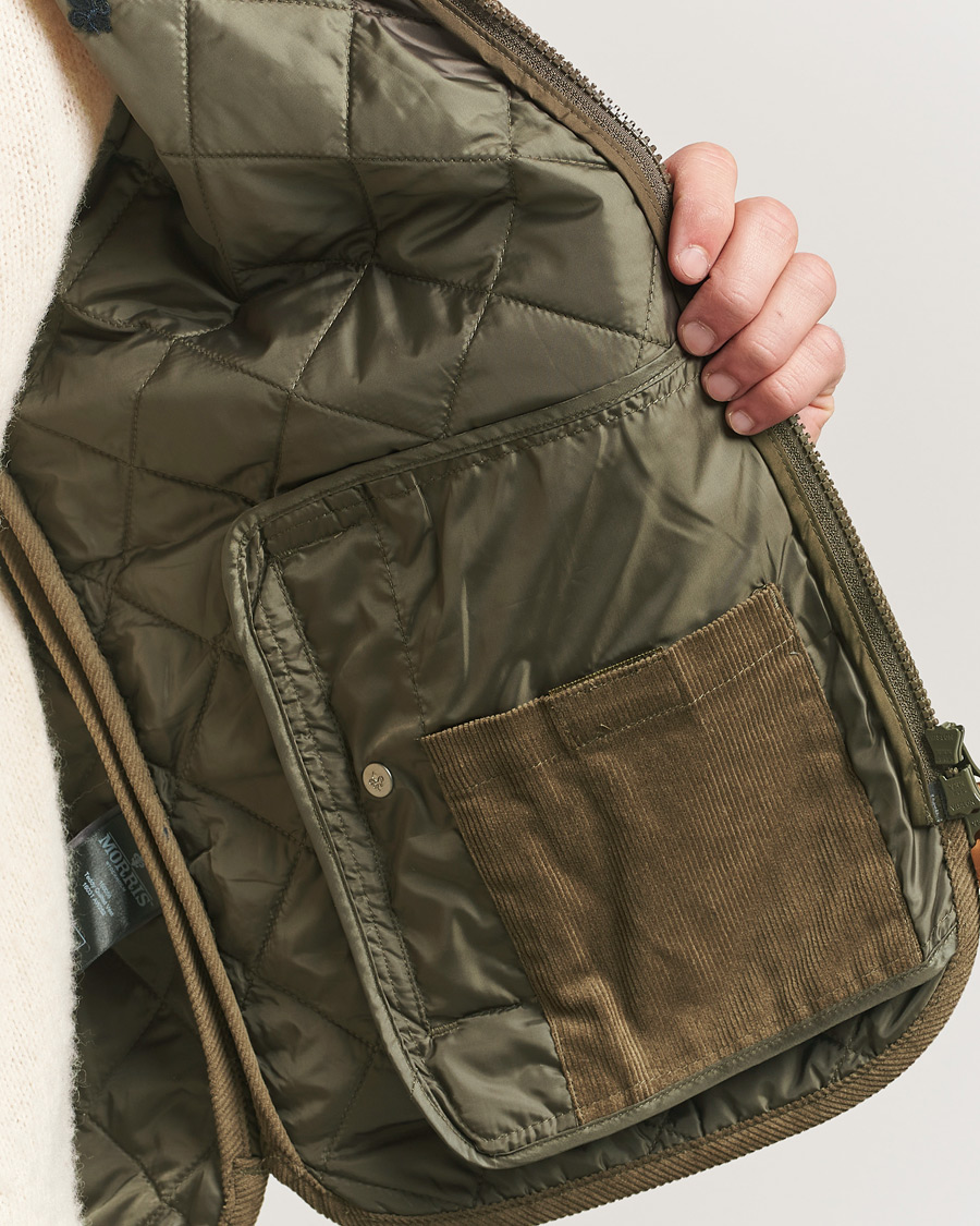 Heren | Gilets | Morris | Teddy Quilted Vest Green
