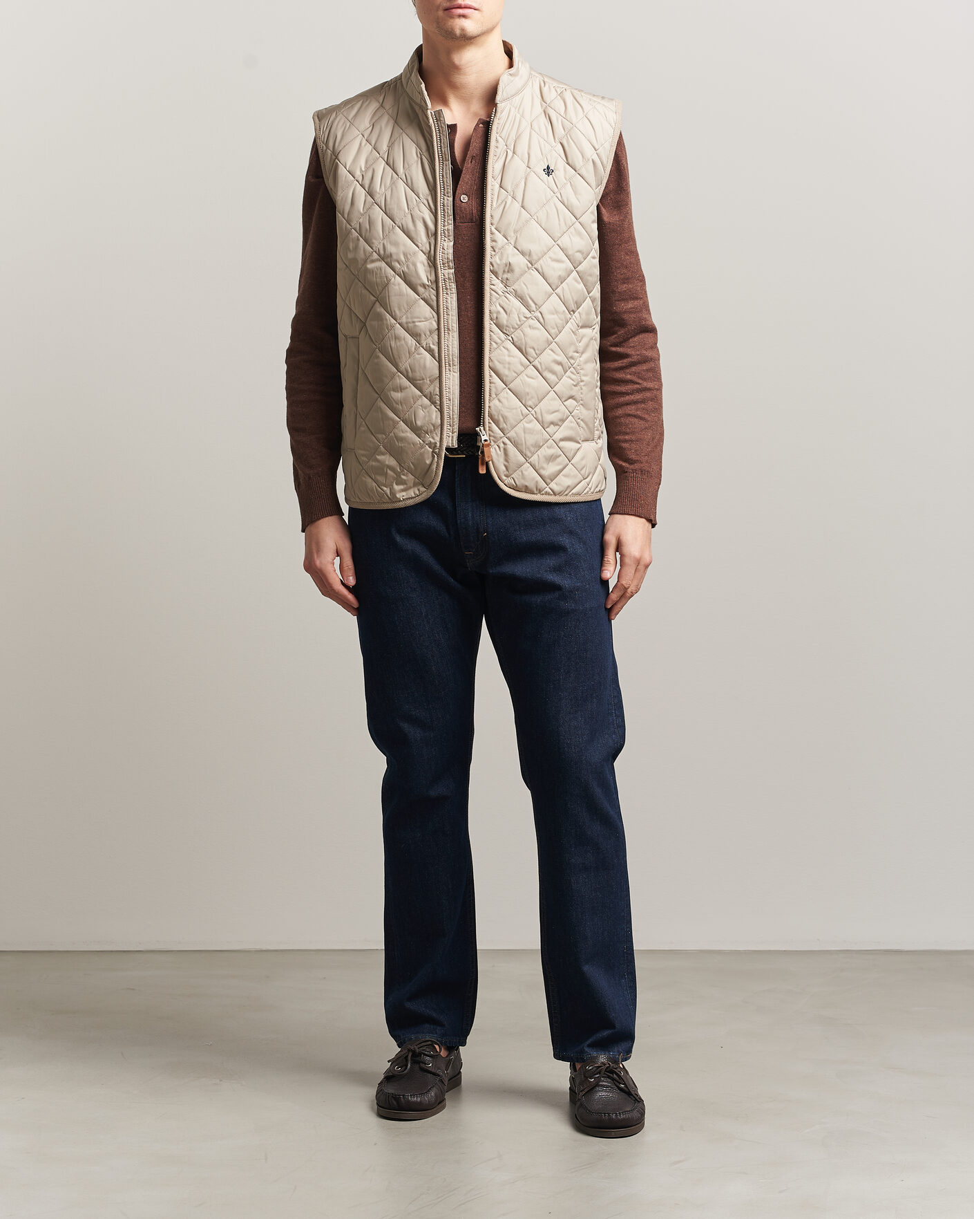 Homme | Gilets | Morris | Teddy Quilted Vest Khaki