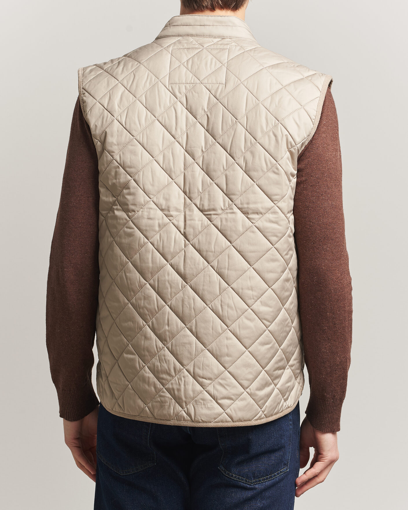Homme | Gilets | Morris | Teddy Quilted Vest Khaki