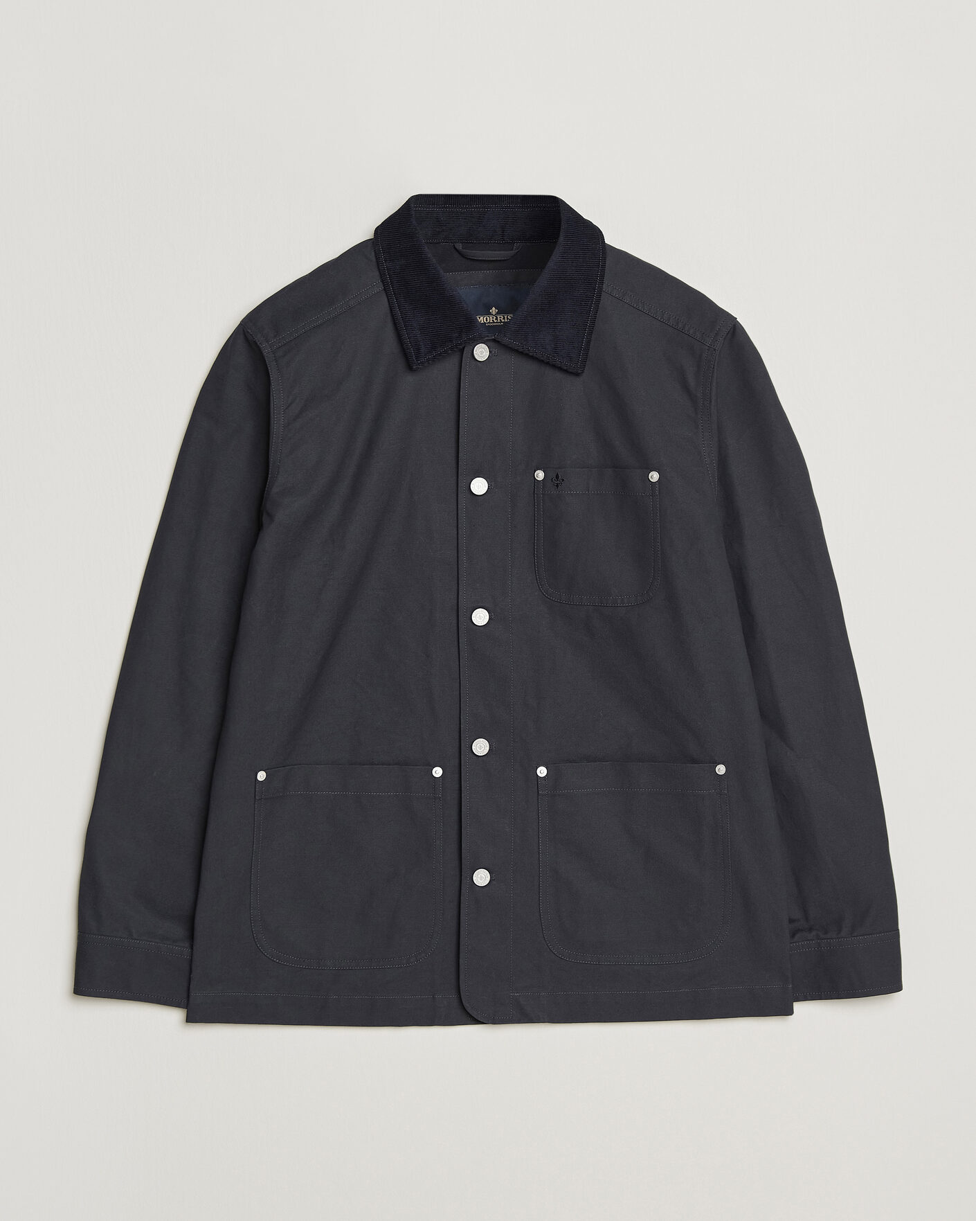 Homme | Manteaux Et Vestes | Morris | Belmont Wax Shirt Jacket Navy