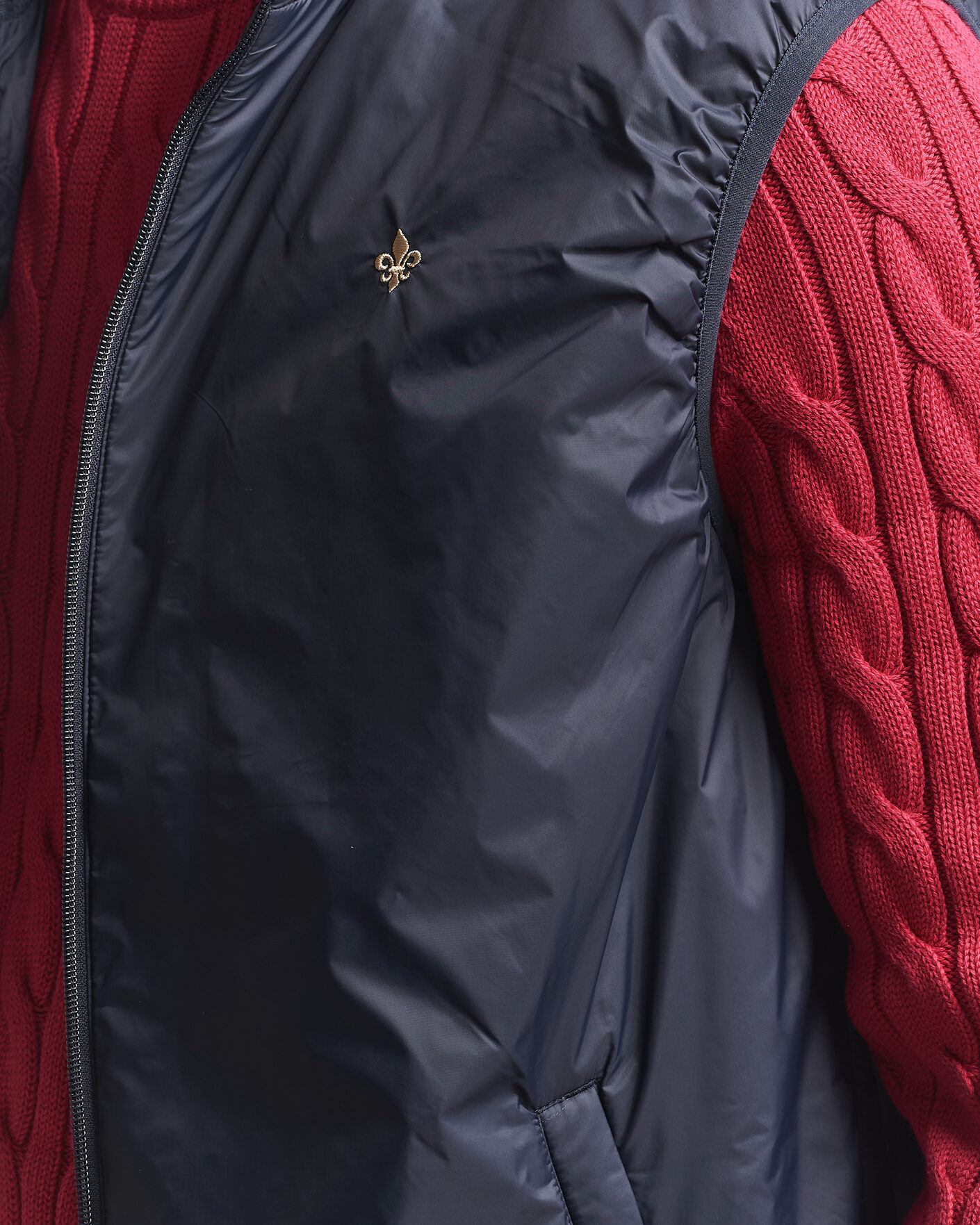 Heren | Gilets | Morris | Bradley Padded Vest Navy