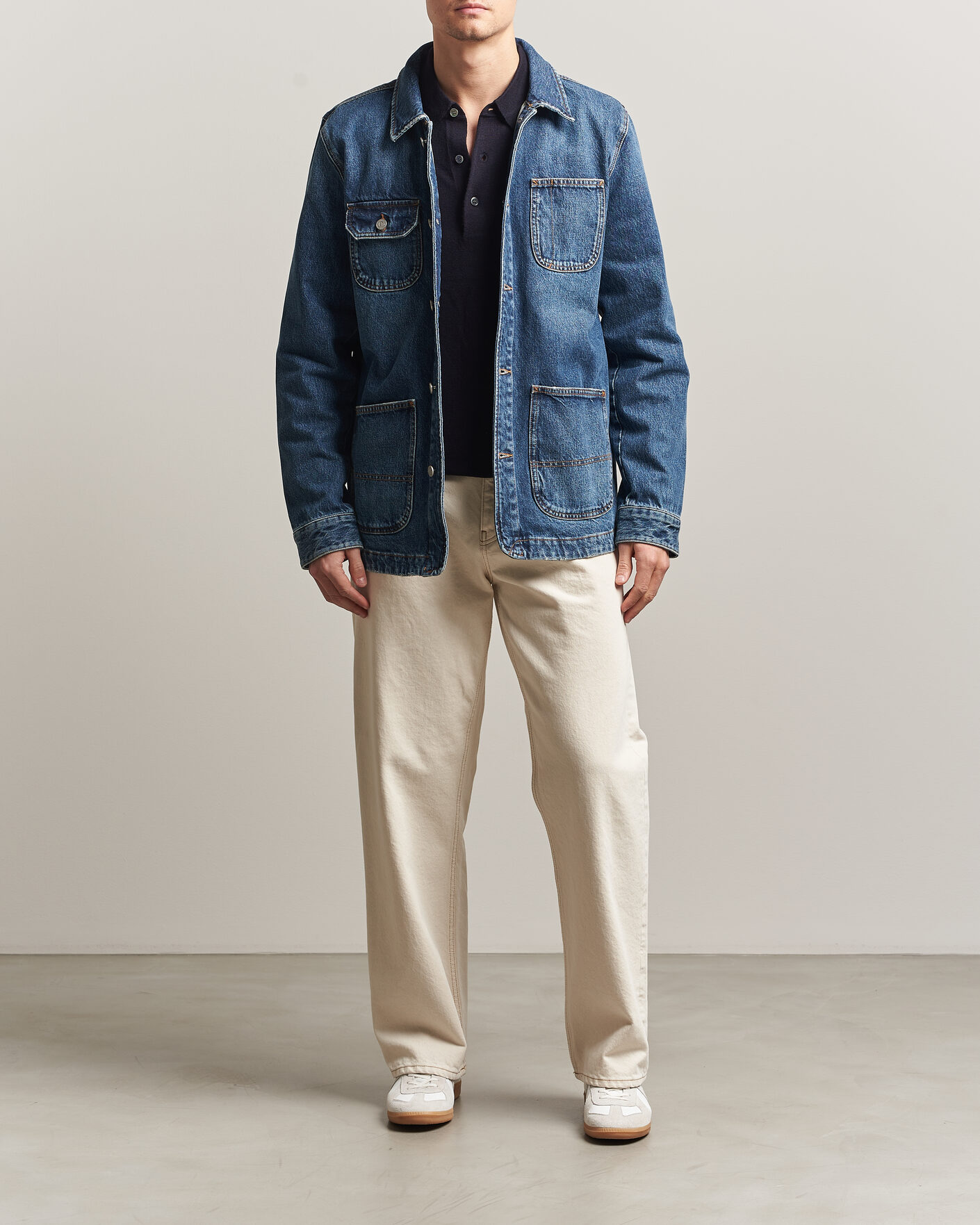 Homme | Manteaux Et Vestes | Morris | Denim Shirt Jacket Blue