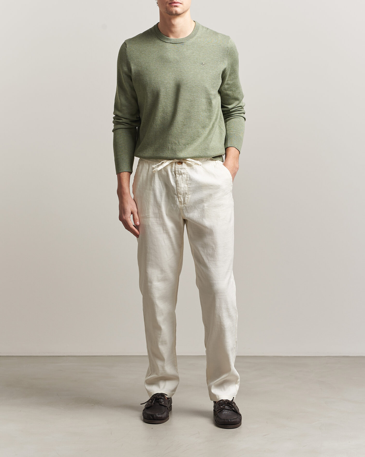 Homme | Pantalons | Morris | Fenix Linen Trousers Off White
