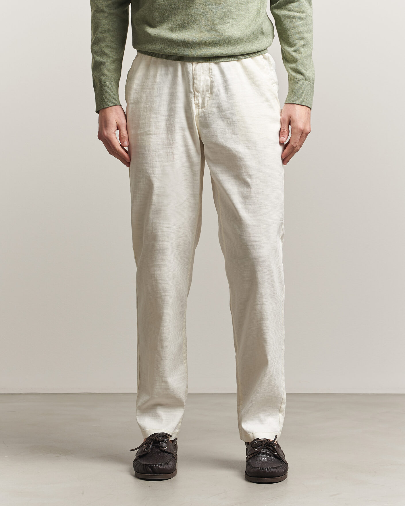 Homme | Pantalons | Morris | Fenix Linen Trousers Off White