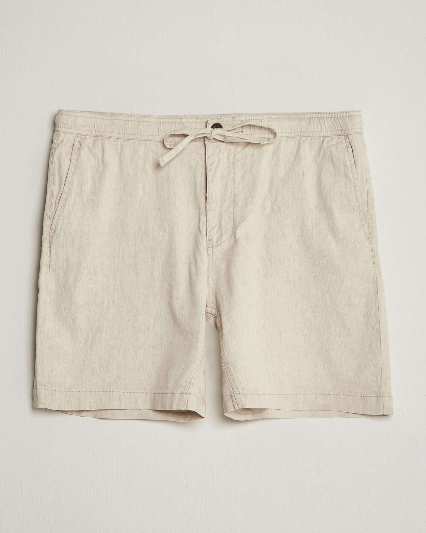 Heren | Korte broek | Morris | Fenix Linen Shorts Khaki