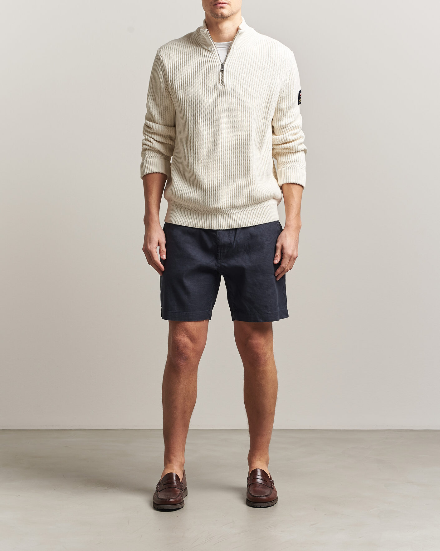 Homme | Shorts | Morris | Fenix Linen Shorts Dark Blue