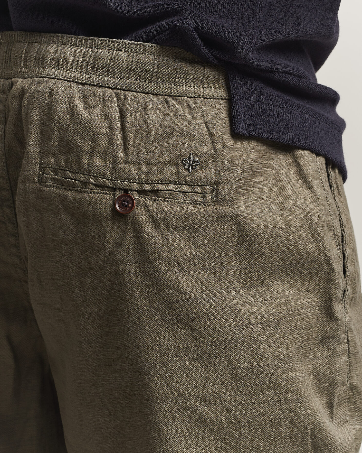 Homme | Shorts | Morris | Fenix Linen Shorts Olive