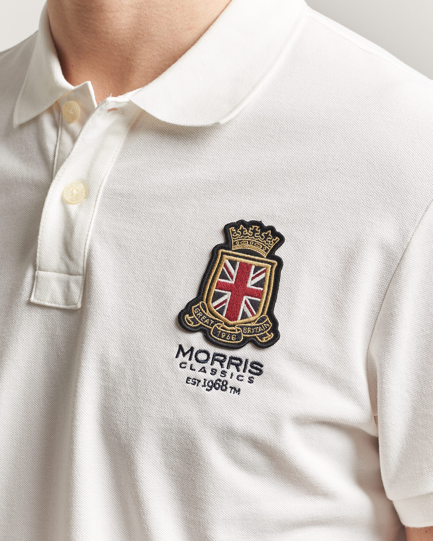 Homme | Polos | Morris | Barton Pique Off White