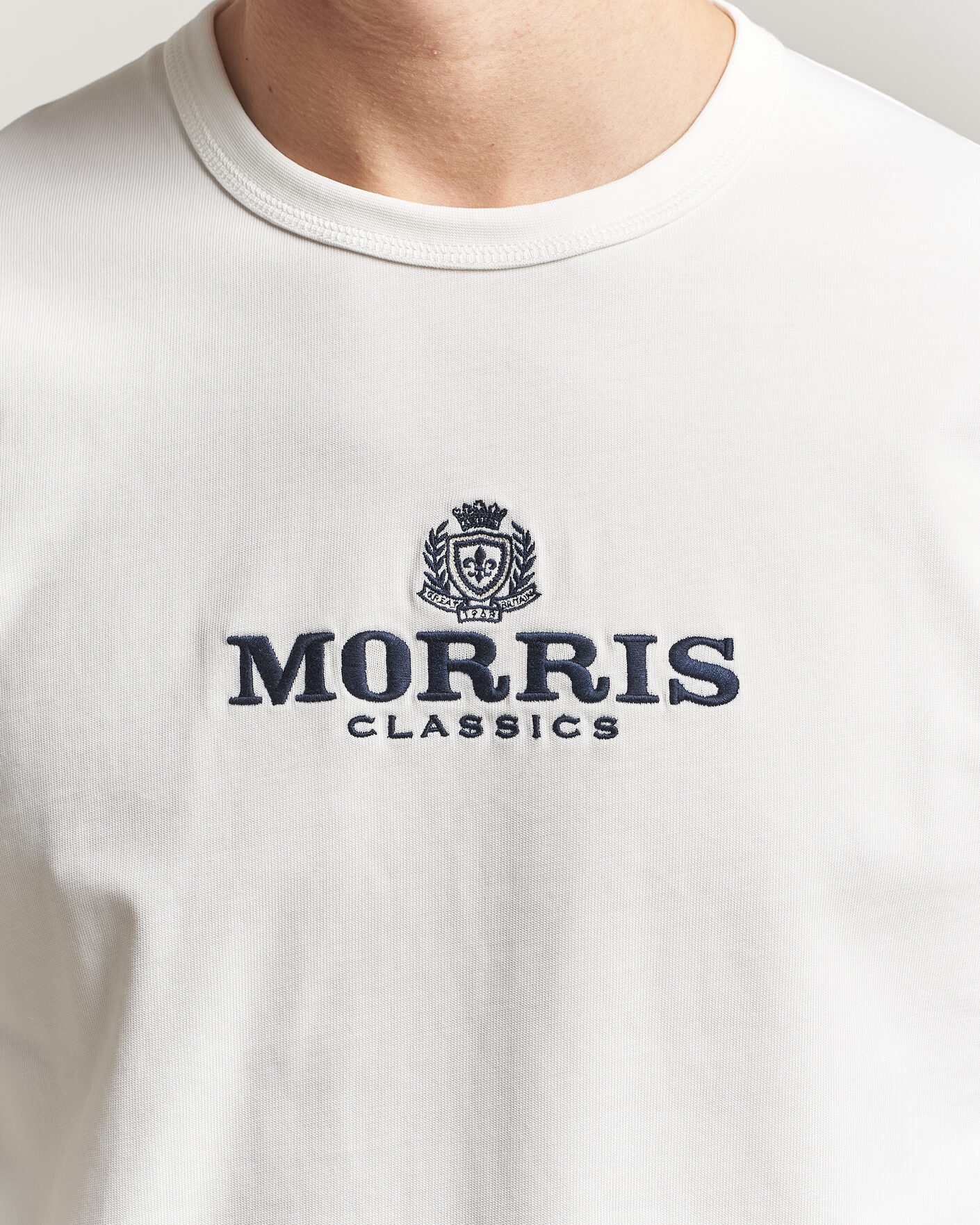 Heren | T-shirts | Morris | Brian T-Shirt Off White