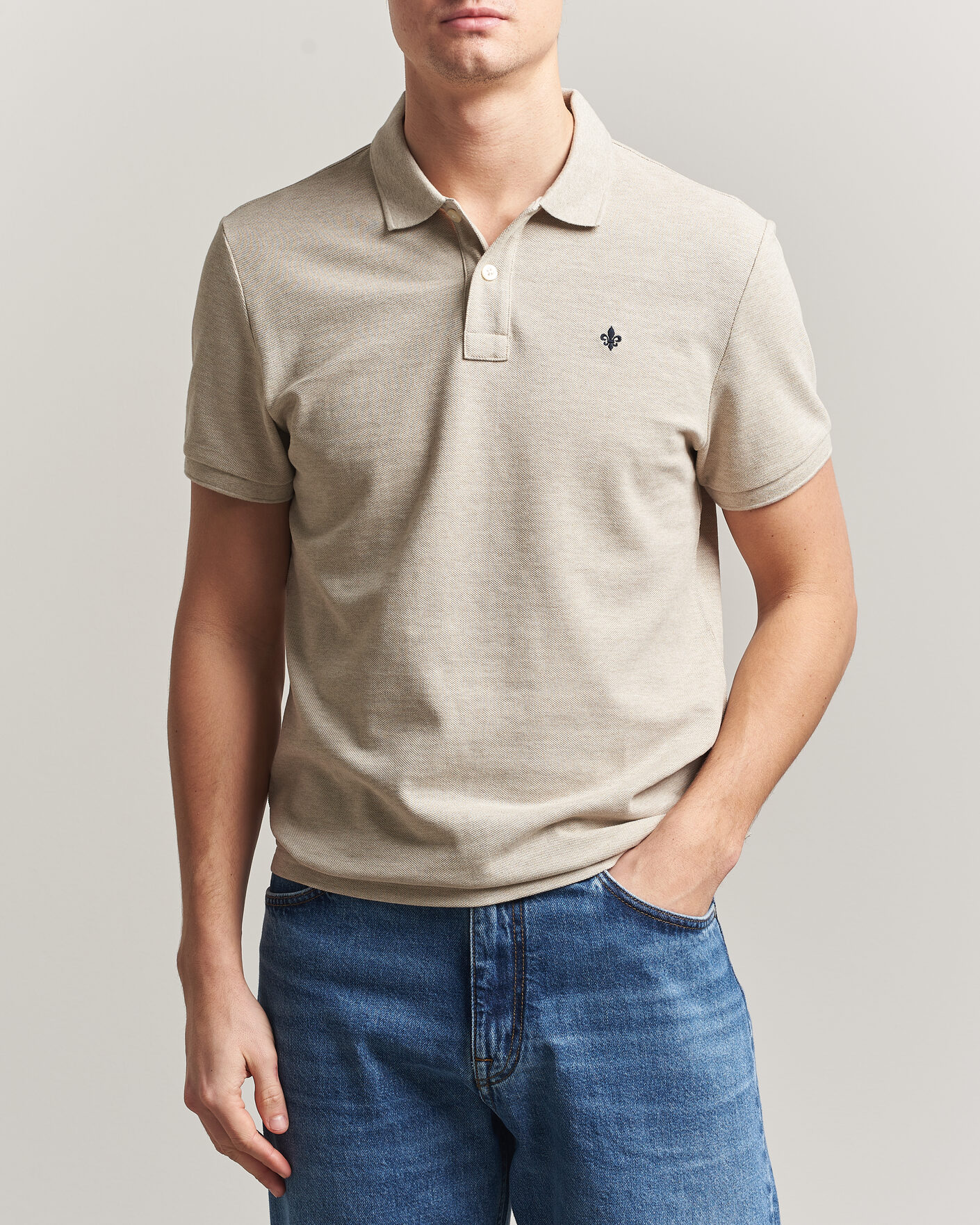 Heren | Polo's | Morris | New Pique Khaki