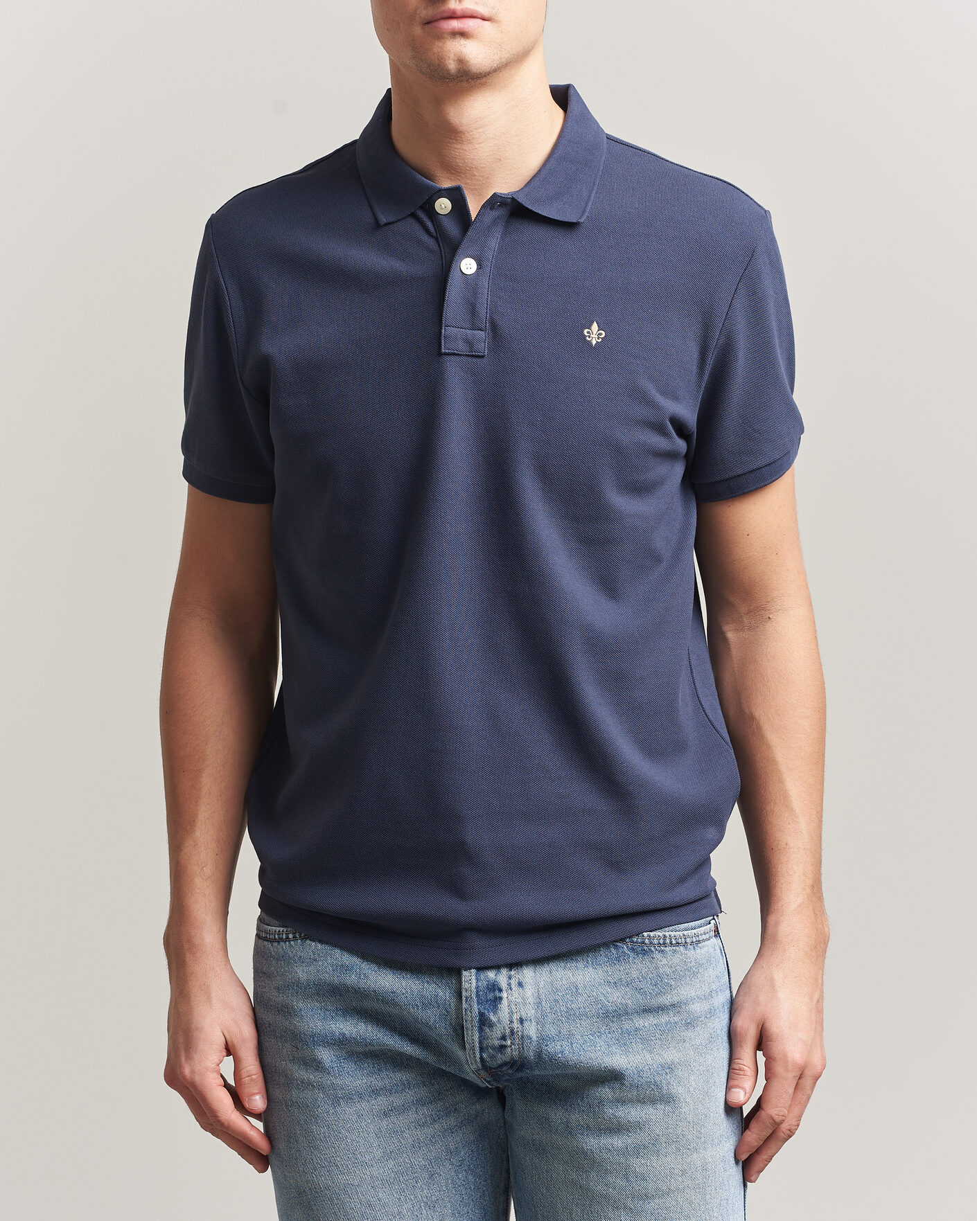 Heren | Polo's | Morris | New Pique Dark Blue