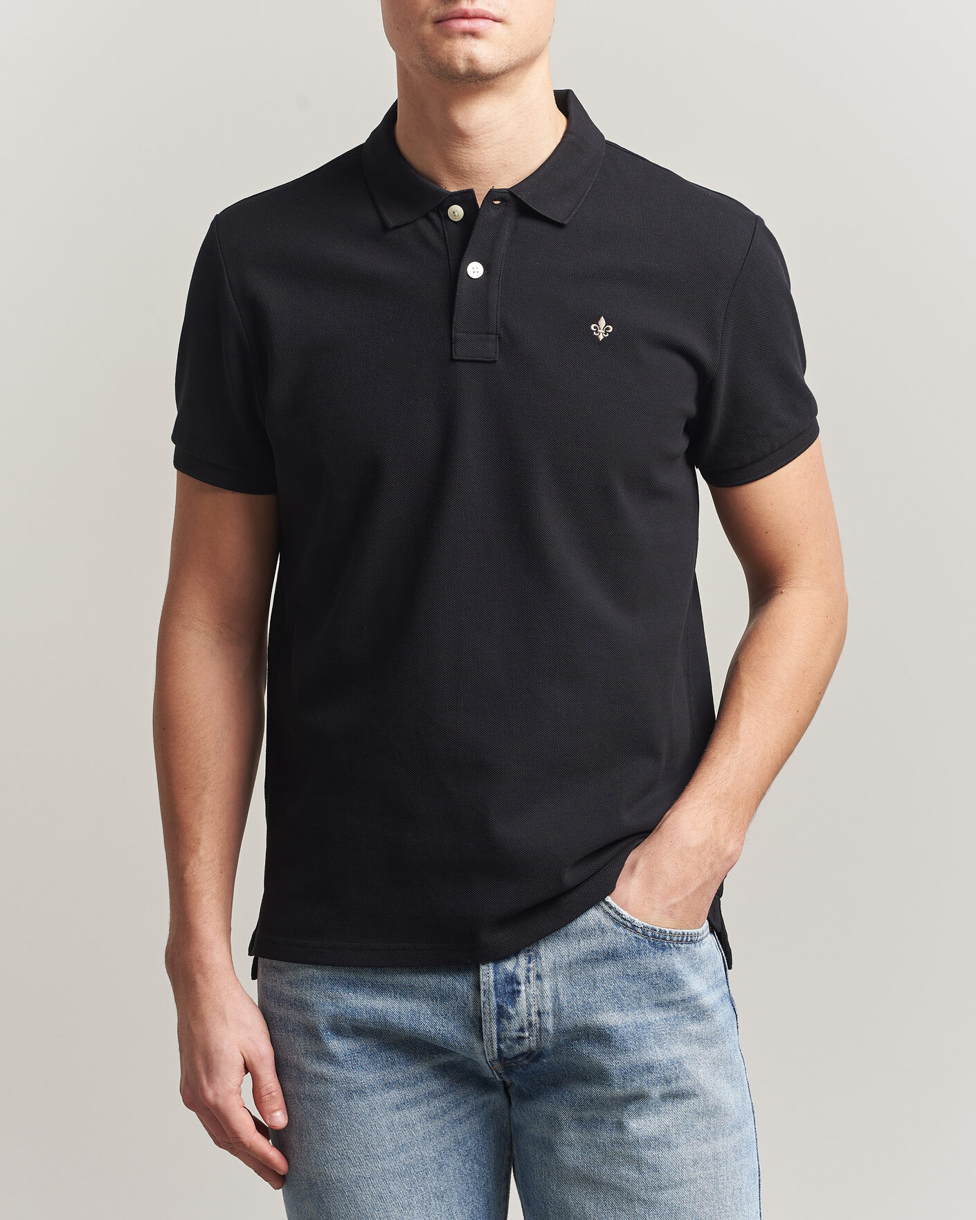 Homme | Polos | Morris | New Pique Black