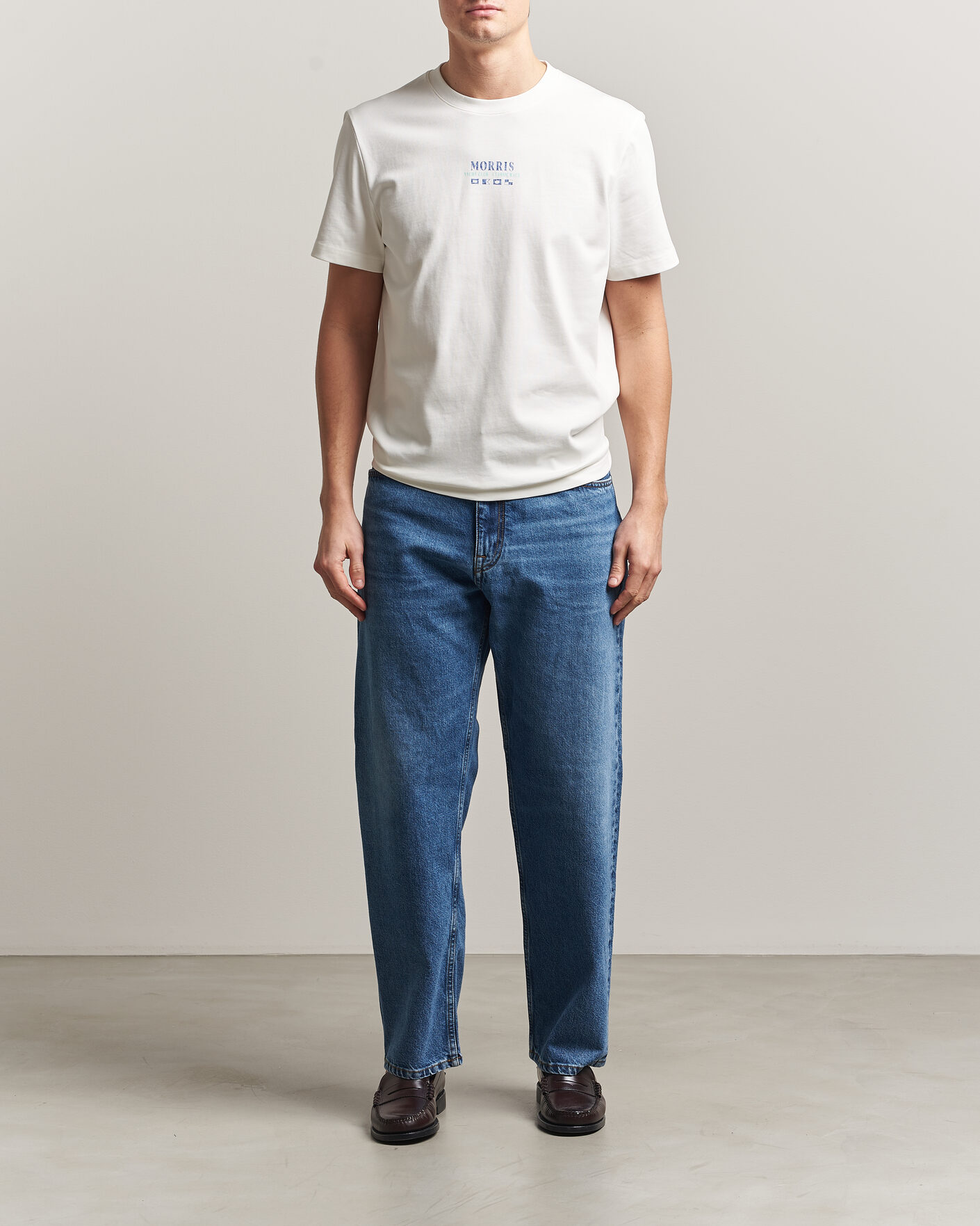 Homme | T-shirts | Morris | Nevile T-Shirt White