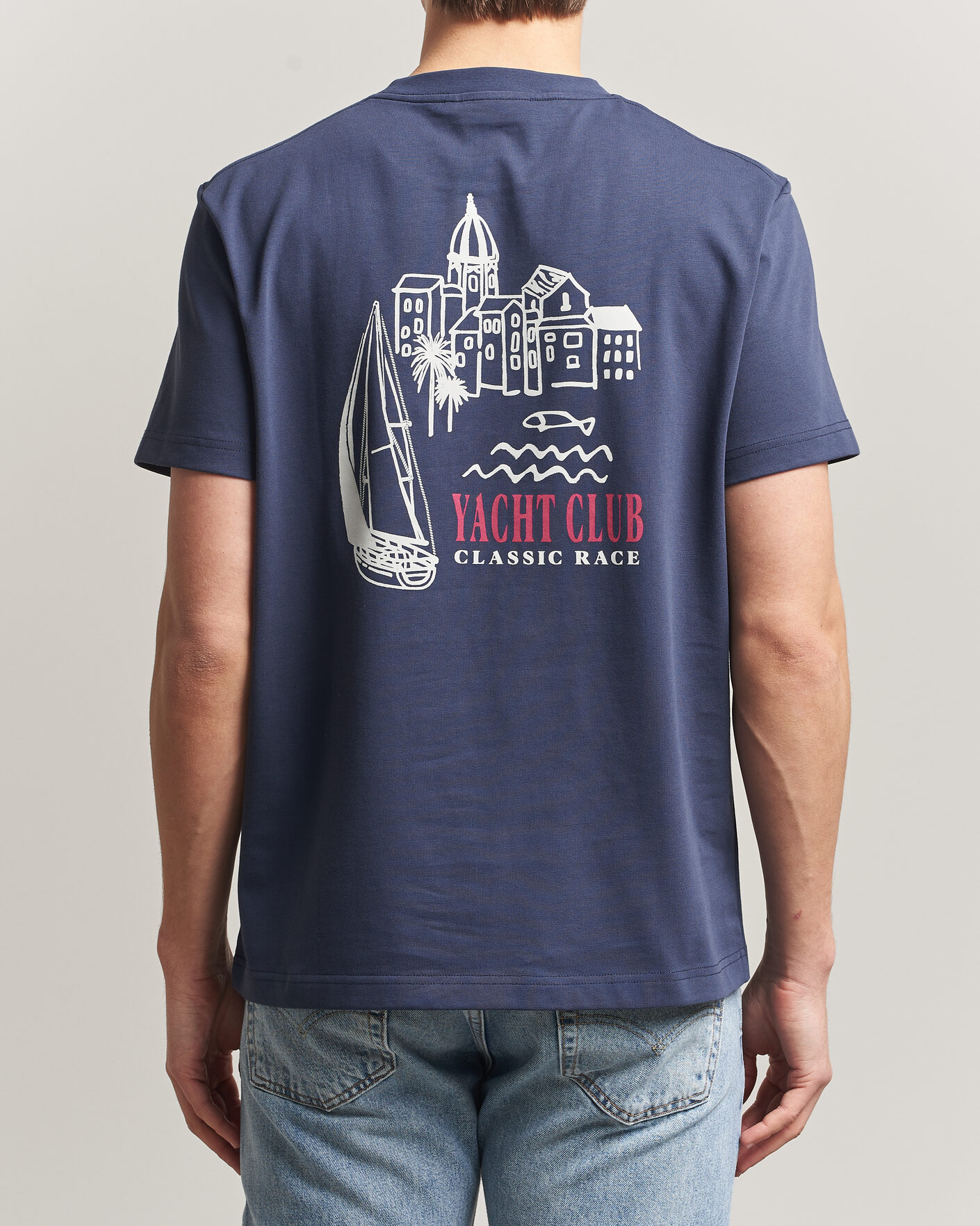 Homme | T-shirts | Morris | Nevile T-Shirt Navy