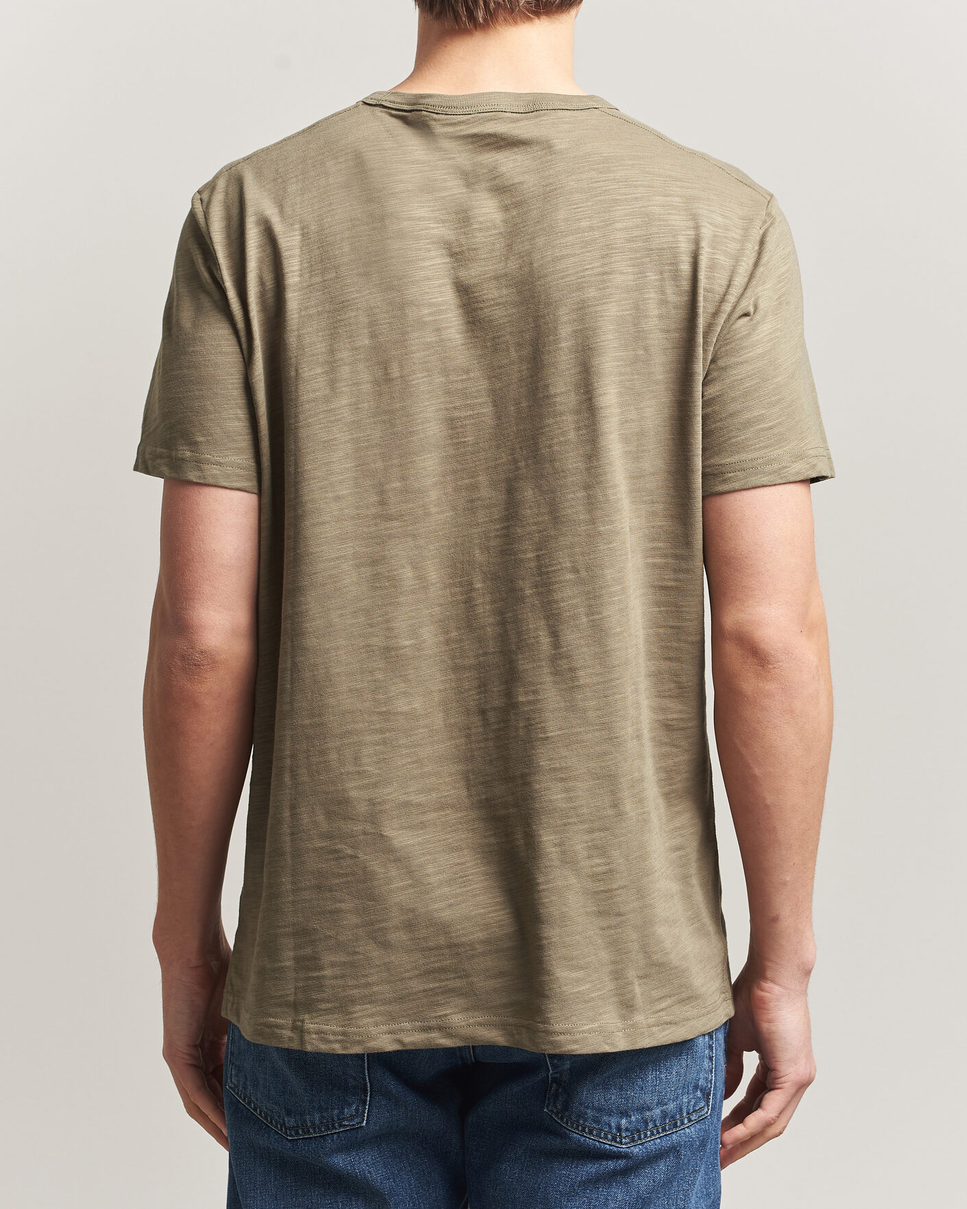 Homme | T-shirts | Morris | Watson Slub T-Shirt Olive