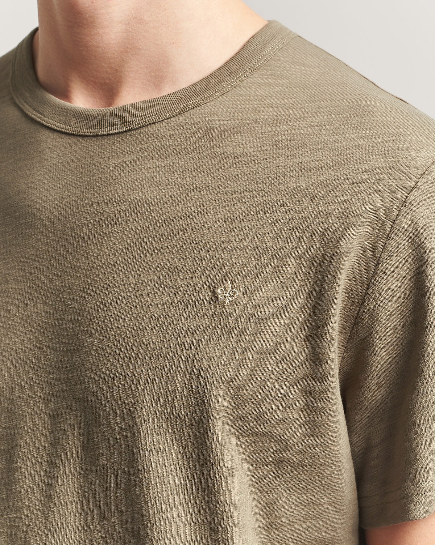 Homme | T-shirts | Morris | Watson Slub T-Shirt Olive