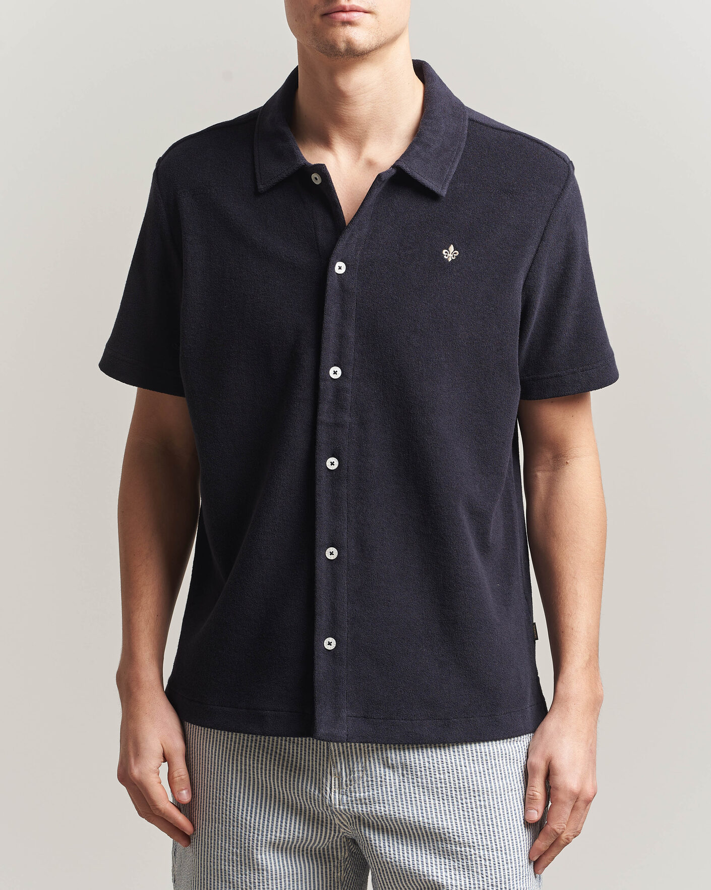 Homme | Polos | Morris | Lily Terry Shirt Navy