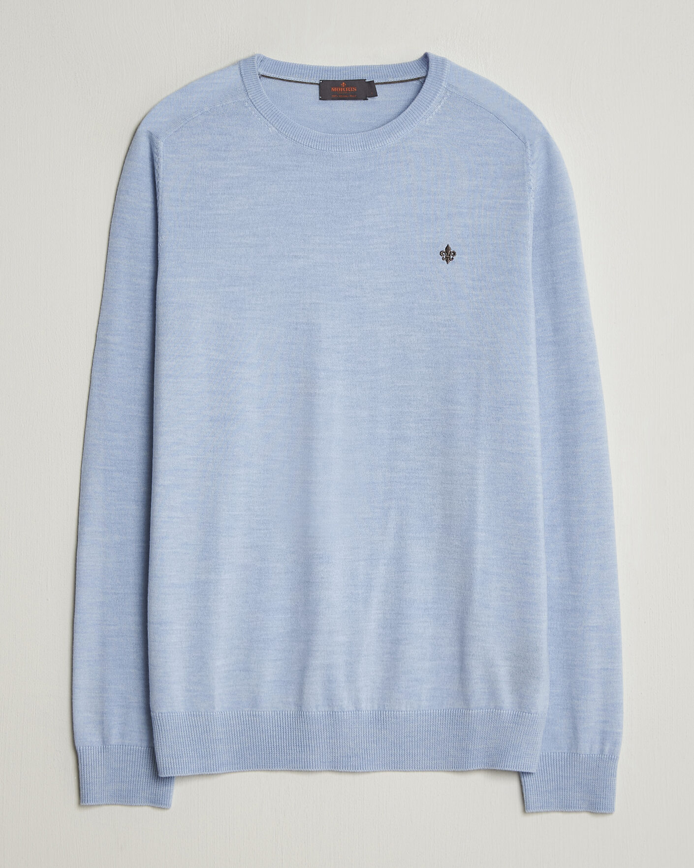 Homme | Pulls Et Tricots | Morris | Merino Oneck Light Blue