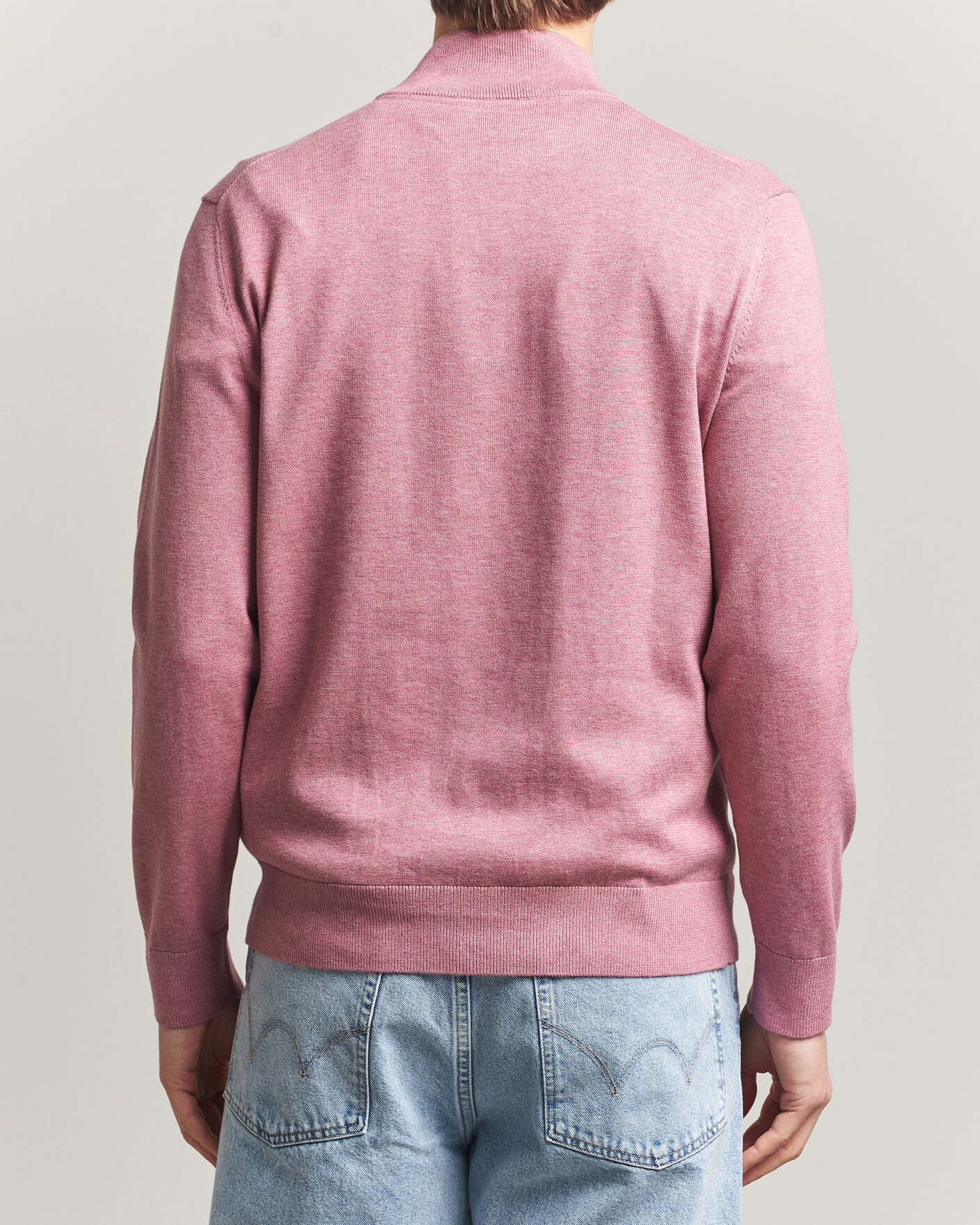 Homme | Pulls Et Tricots | Morris | Riley Half-Zip Pink