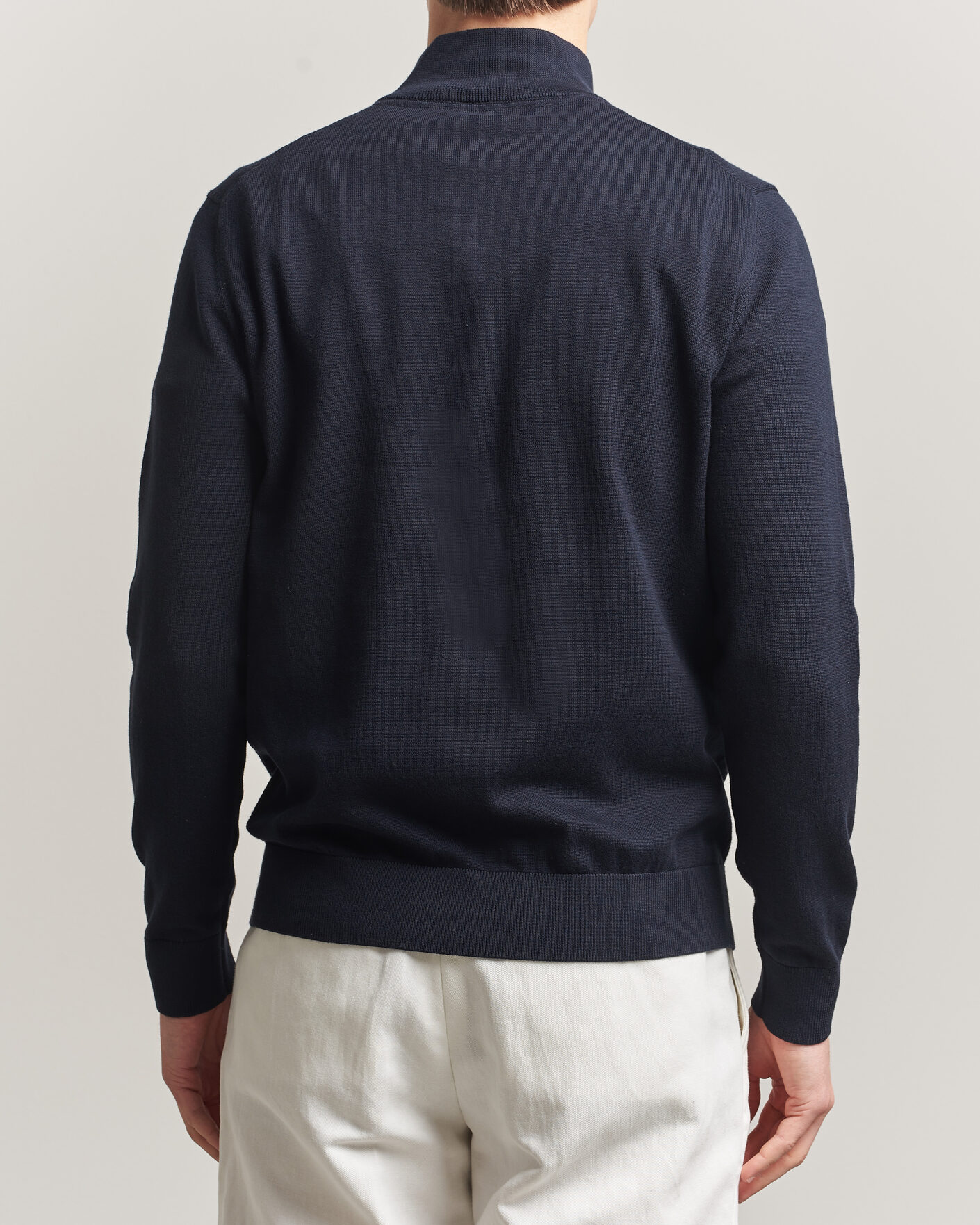 Heren | Truien | Morris | Riley Half-Zip Navy