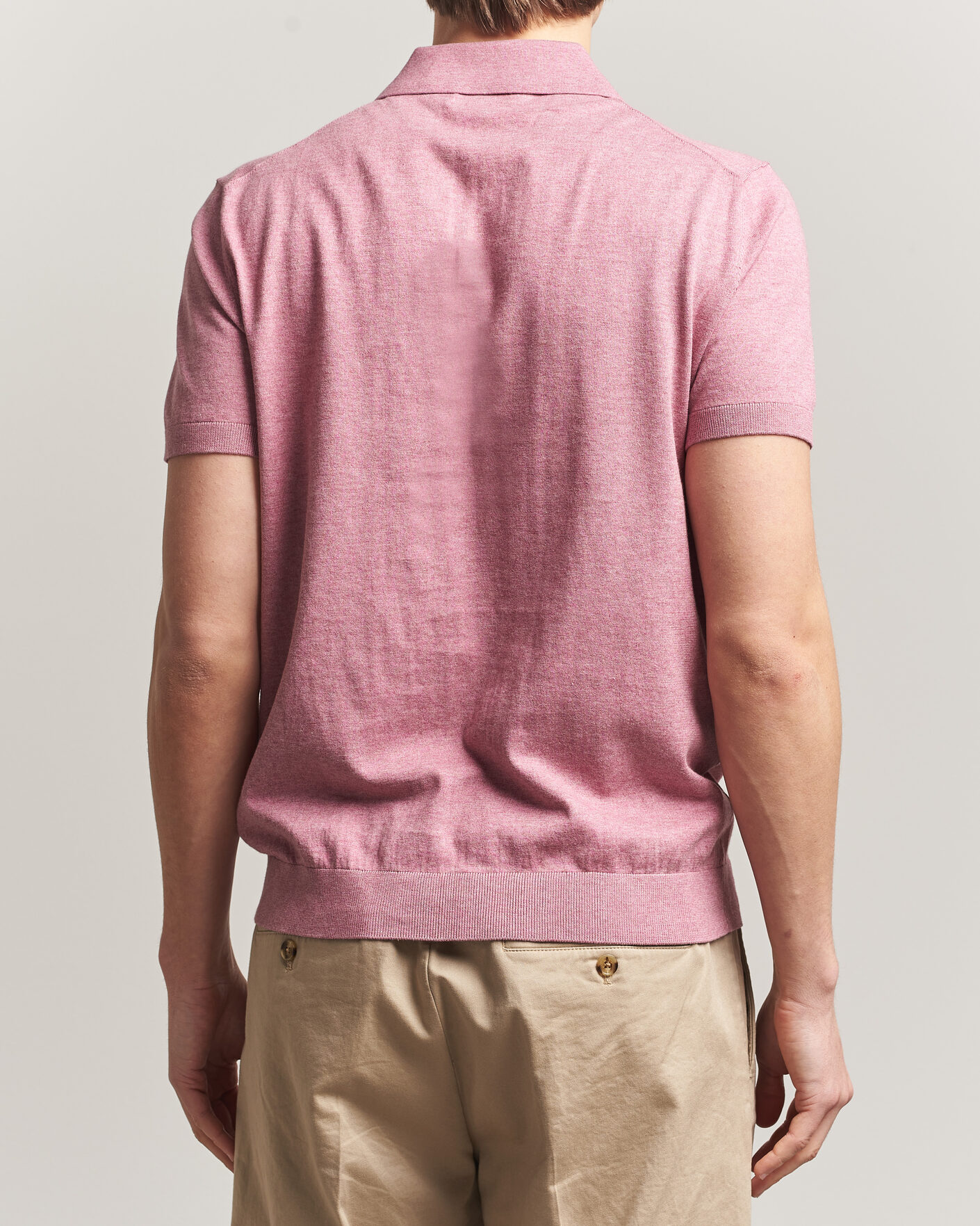 Heren | Polo's | Morris | Riley Short Sleeve Polo Pink