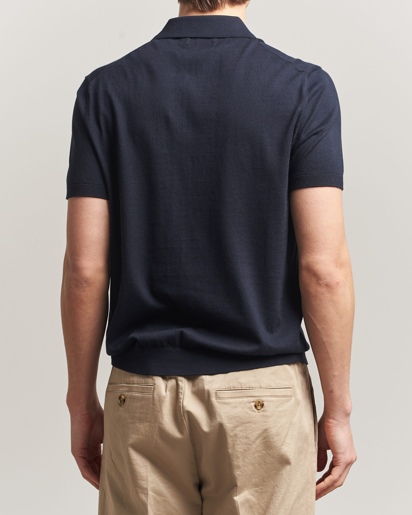 Heren | Polo's | Morris | Riley Short Sleeve Polo Navy