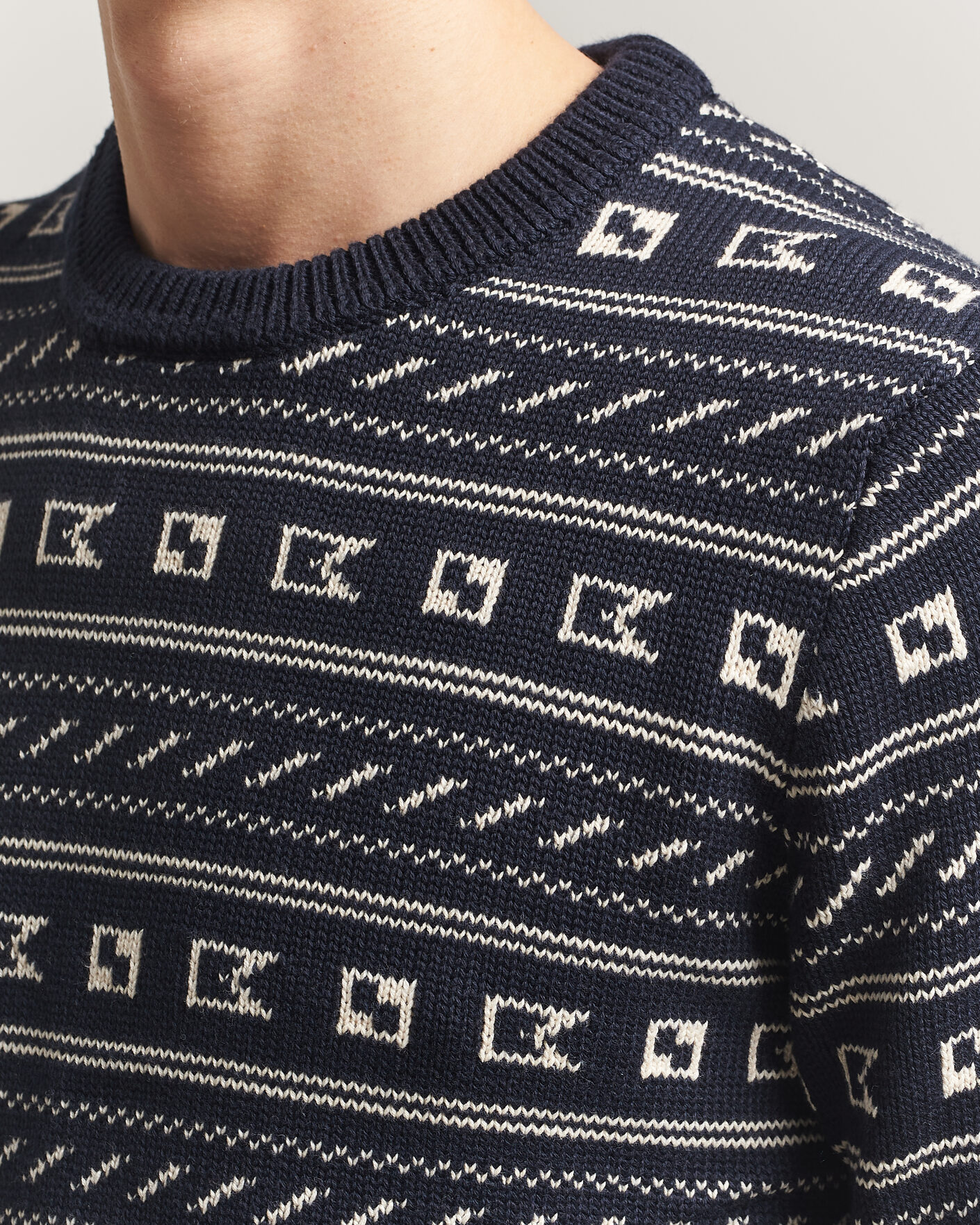 Homme | Pulls Et Tricots | Morris | Barrington Oneck Navy