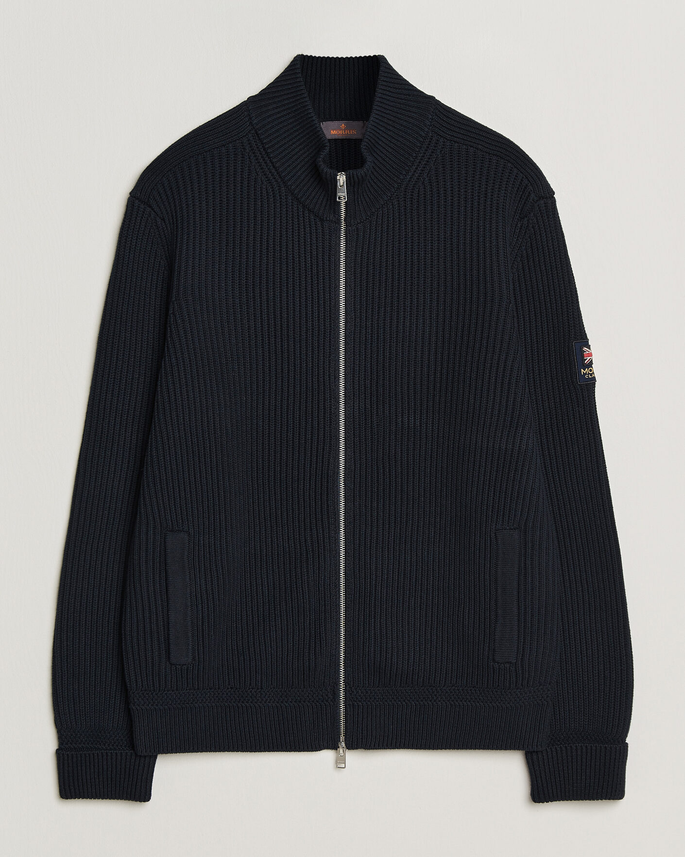 Heren | Truien | Morris | Brenton Full-Zip Cardigan Navy