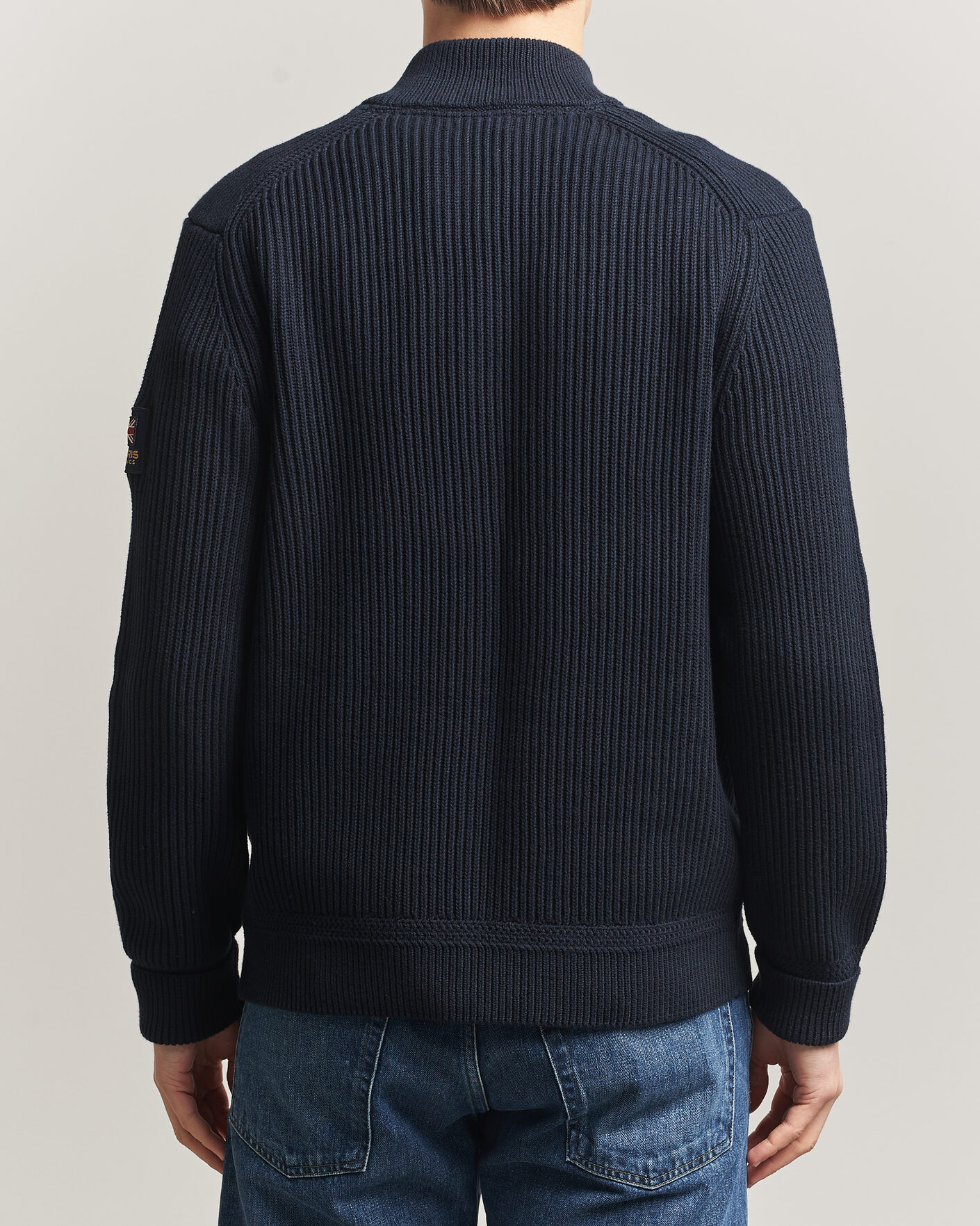Heren | Truien | Morris | Brenton Full-Zip Cardigan Navy