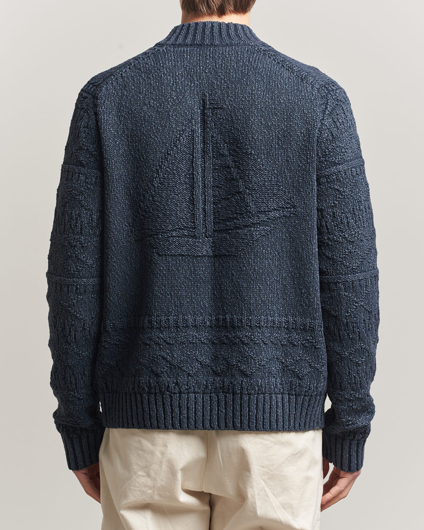 Heren | Truien | Morris | Chatham Knitted Jacket Navy