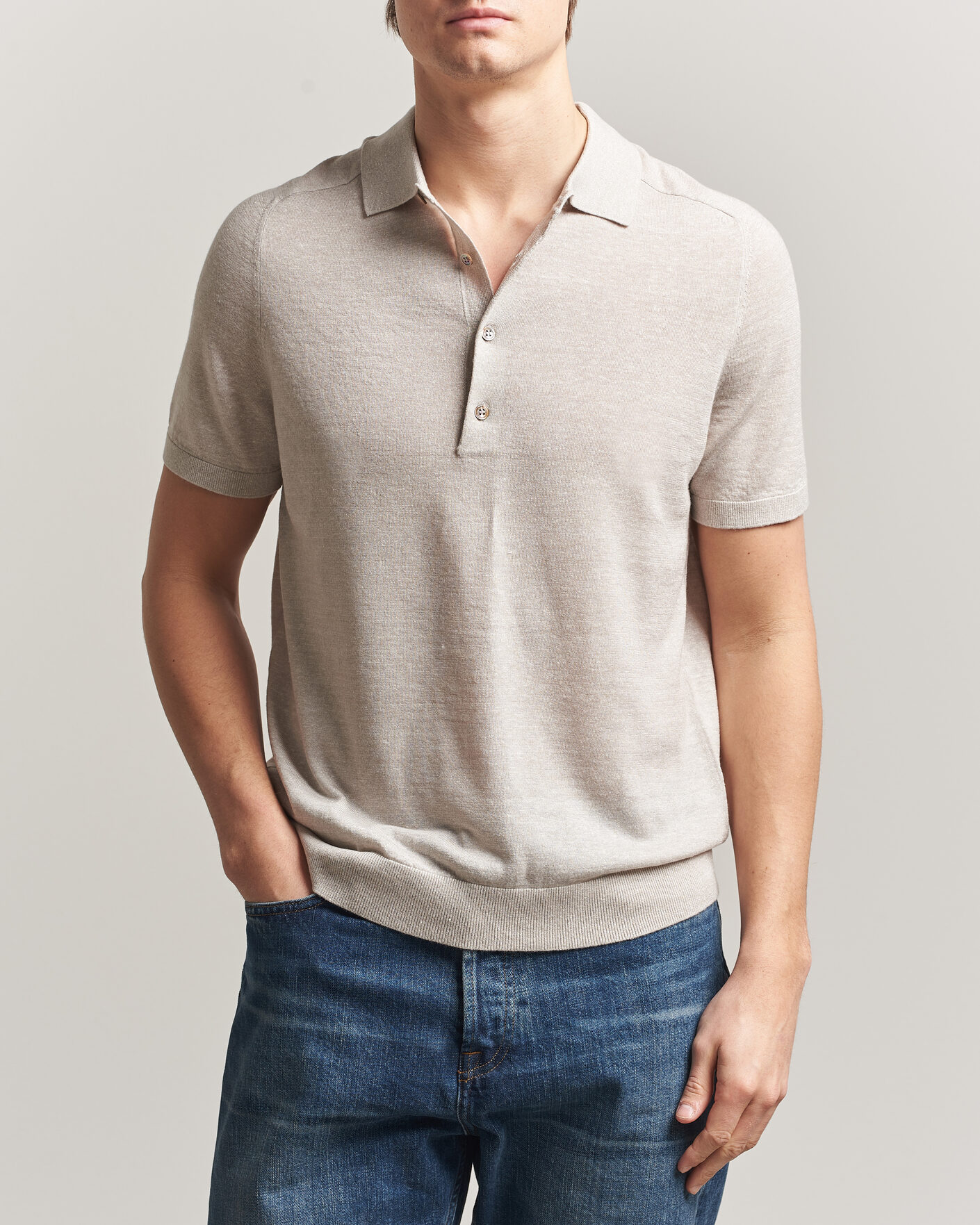 Homme | Polos | Morris | Colin Short Sleeve Polo Shirt Khaki