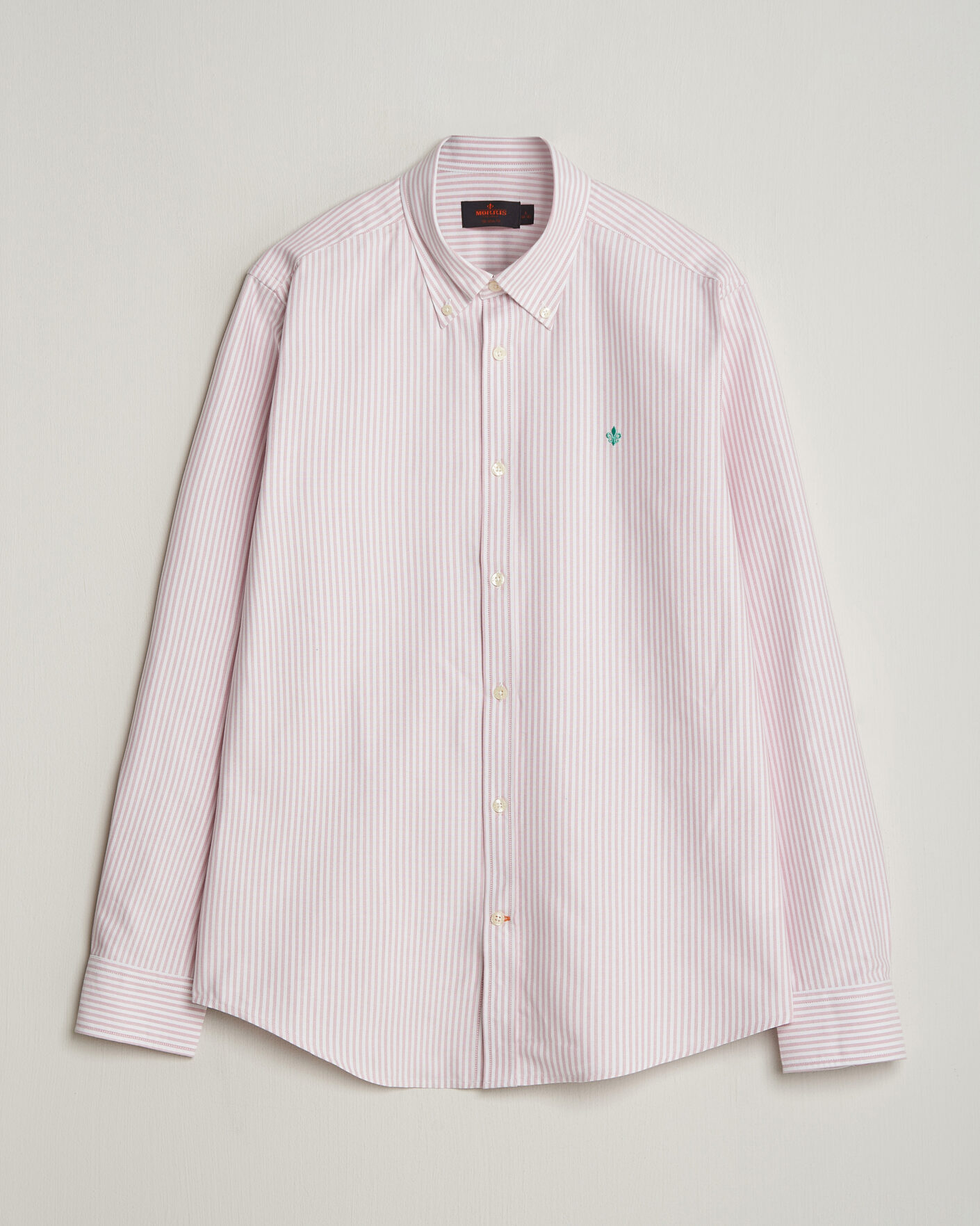 Heren | Overhemden | Morris | Douglas Striped Oxford Shirt Pink