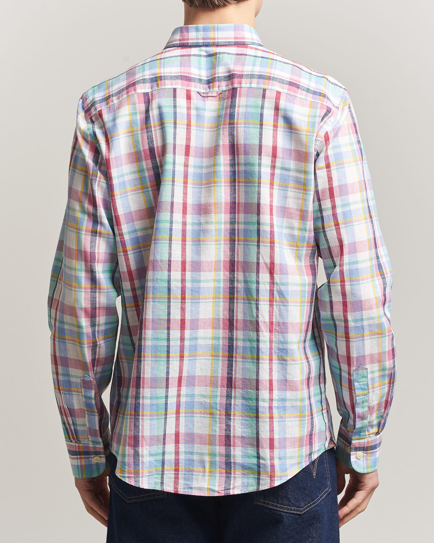 Homme | Chemises | Morris | Preppy Check Linen Shirt Multi