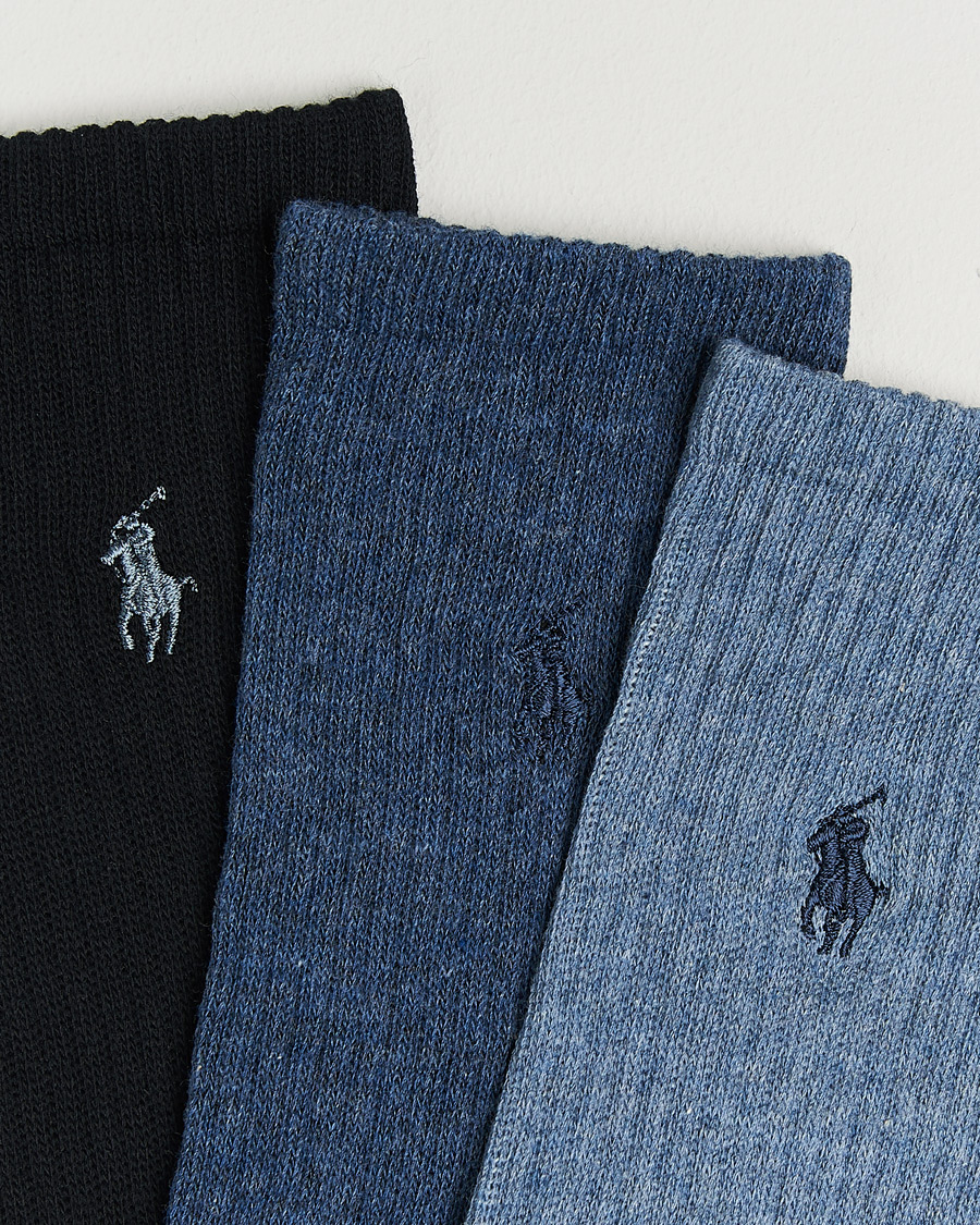 Homme | Sous-Vêtements Et Chaussettes | Polo Ralph Lauren | 3-Pack Crew Sock Denim