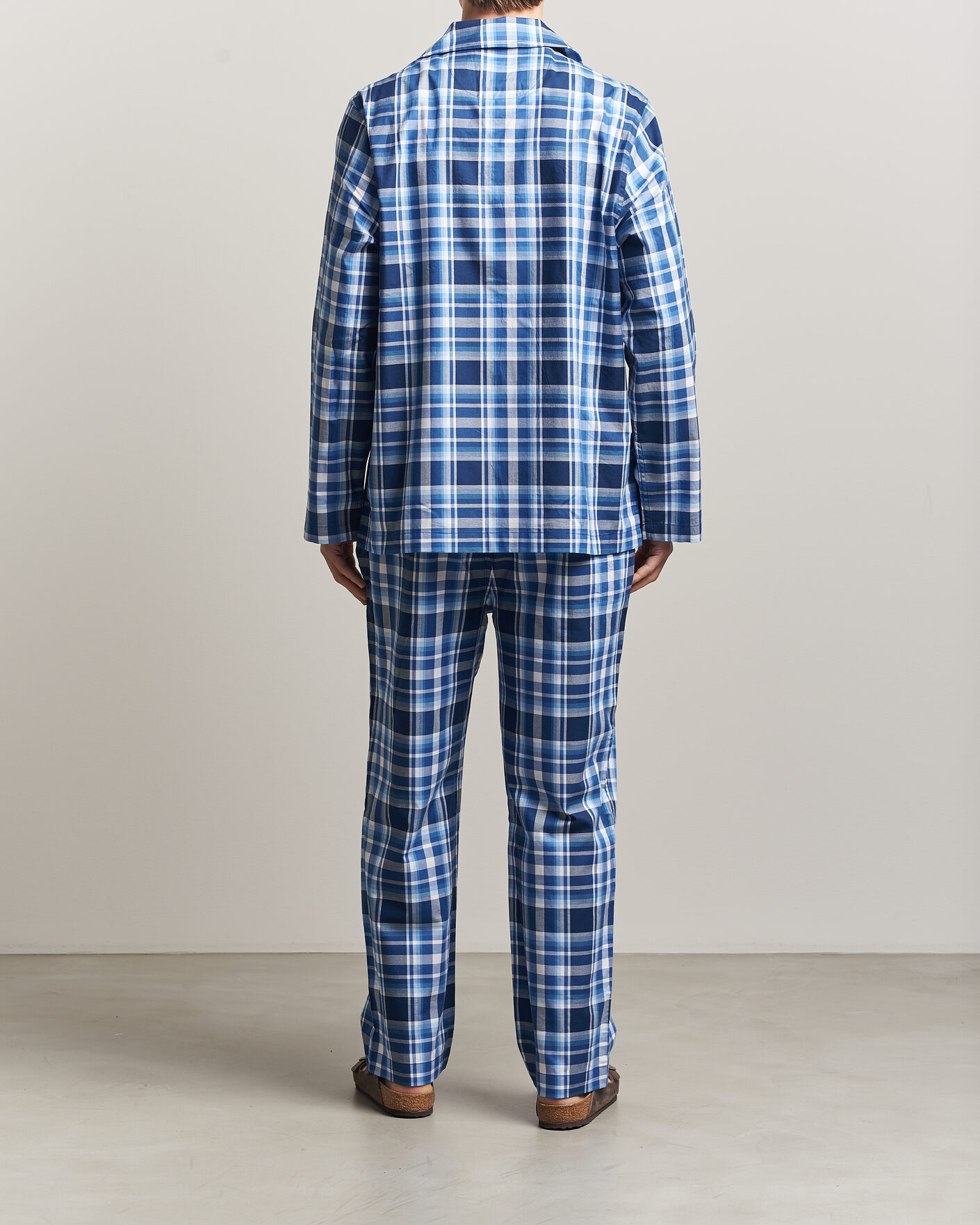 Heren | Pyjama's en gewaden | Polo Ralph Lauren | Cotton Checked Pyjama Set Blue Multi