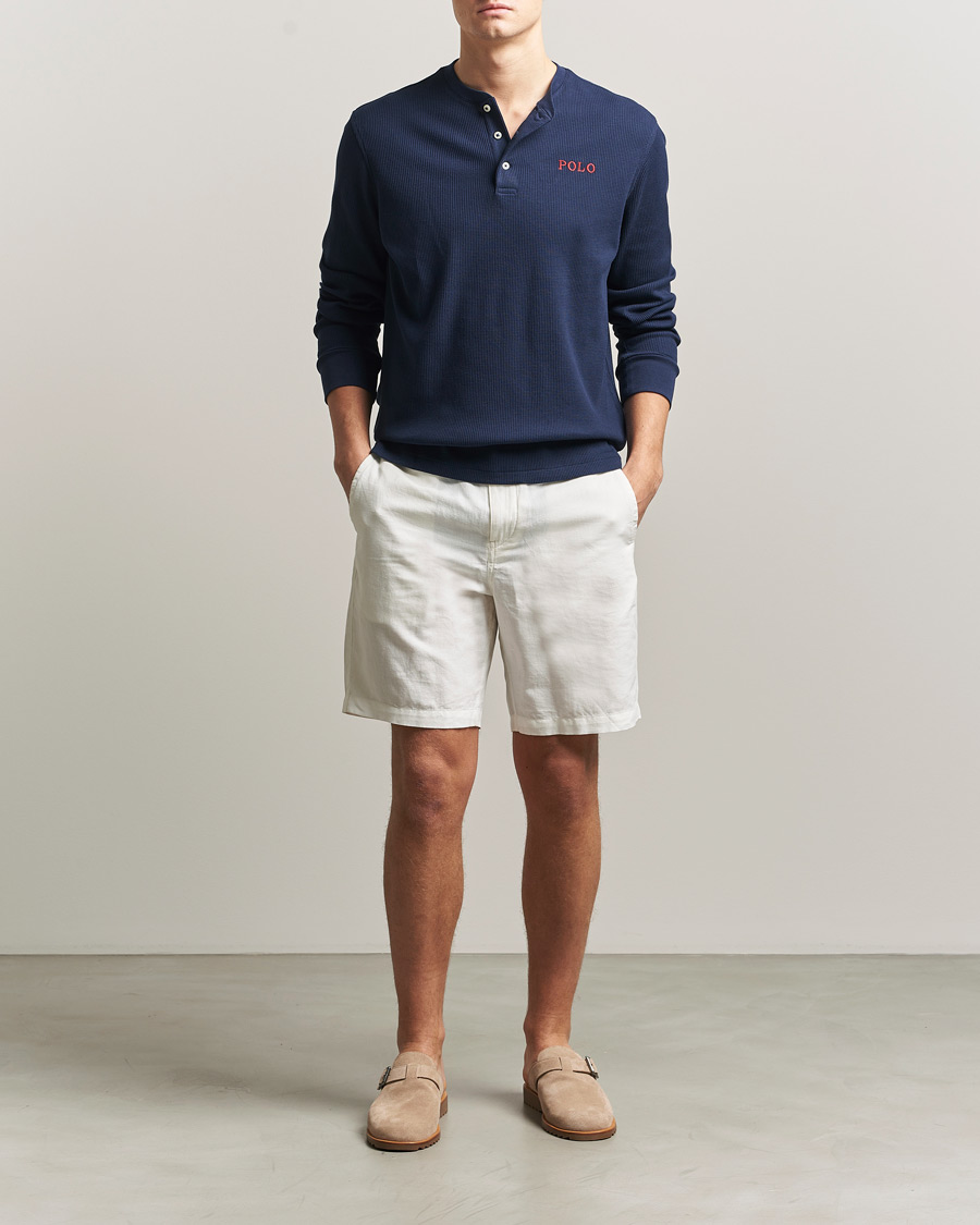 Homme | Peignoirs Et Pyjamas | Polo Ralph Lauren | Waffle Henley Loungewear Cruise Navy