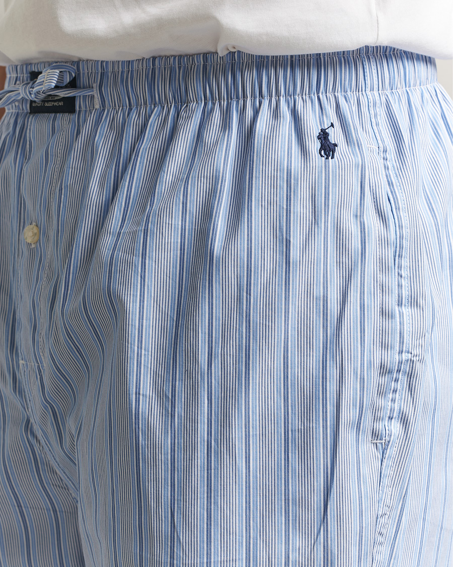 Homme | Peignoirs Et Pyjamas | Polo Ralph Lauren | Cotton Pyjama Set Andrew Stripe/White