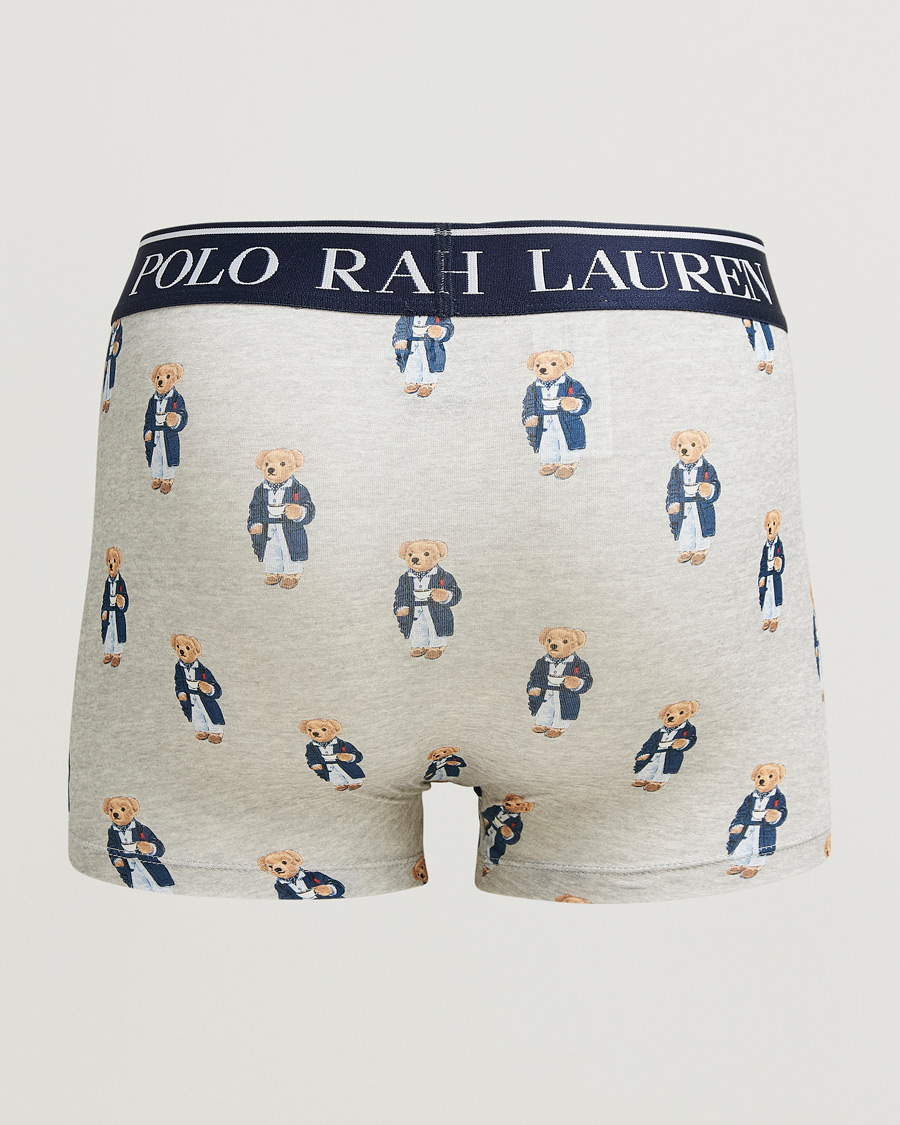 Homme | Sous-Vêtements Et Chaussettes | Polo Ralph Lauren | 2-Pack Cotton Trunk Navy/Taylor Heather