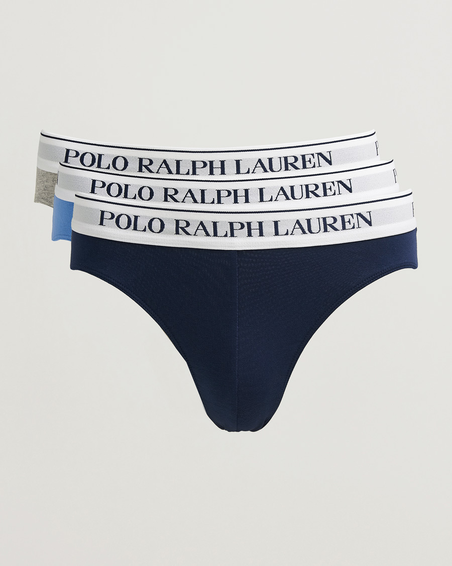 Homme | Sous-Vêtements Et Chaussettes | Polo Ralph Lauren | 3-Pack Brief Navy/Harbour Island/Andover
