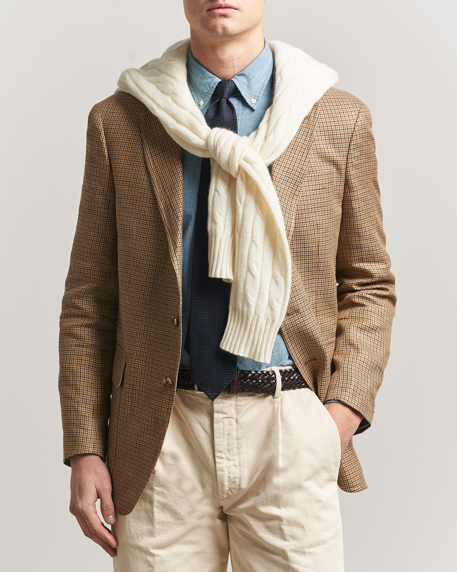 Heren | Blazers | Polo Ralph Lauren | Mini Guncheck Blazer Camel Multi