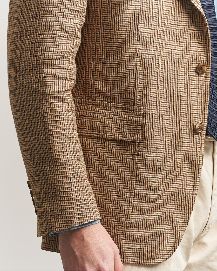 Heren | Blazers | Polo Ralph Lauren | Mini Guncheck Blazer Camel Multi