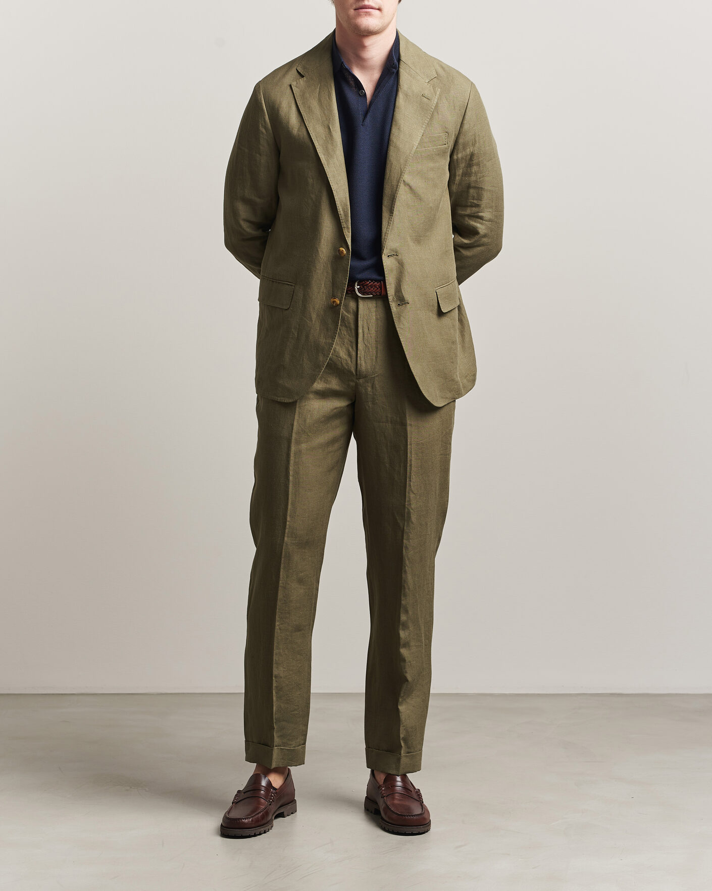 Homme | Blazers | Polo Ralph Lauren | Linen Sportcoat Basic Olive