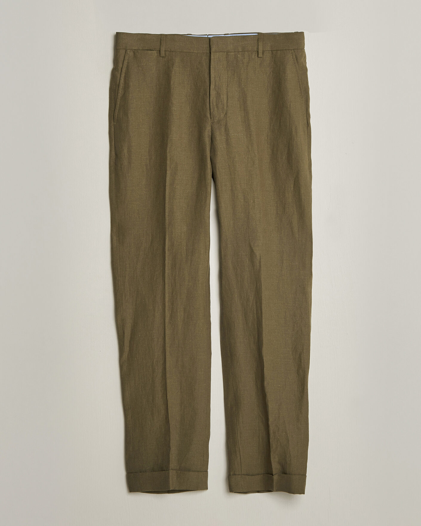 Heren | Broeken | Polo Ralph Lauren | Linen Pleated Trousers Basic Olive