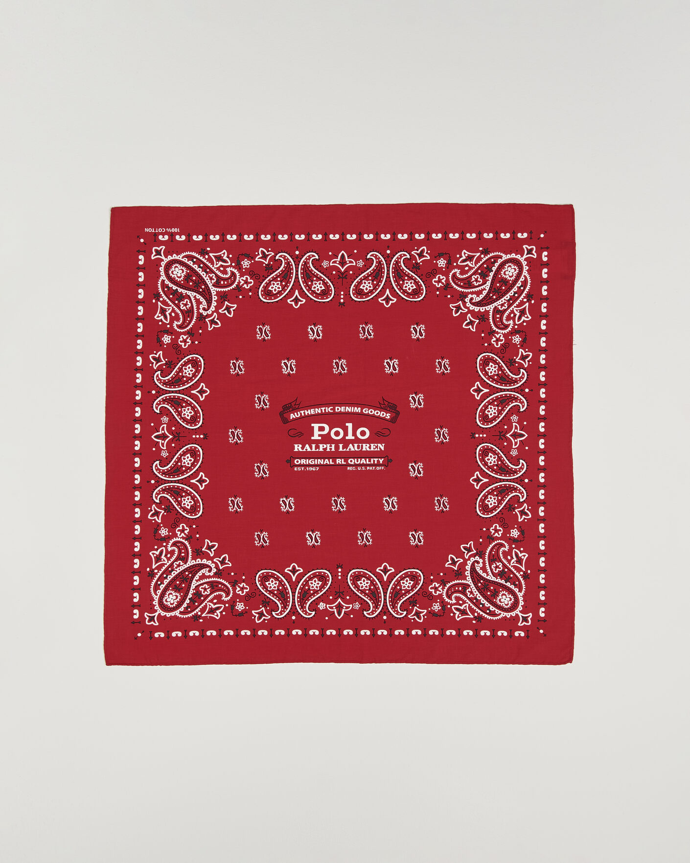 Homme | Écharpes | Polo Ralph Lauren | Cotton Printed Bandana Red/White