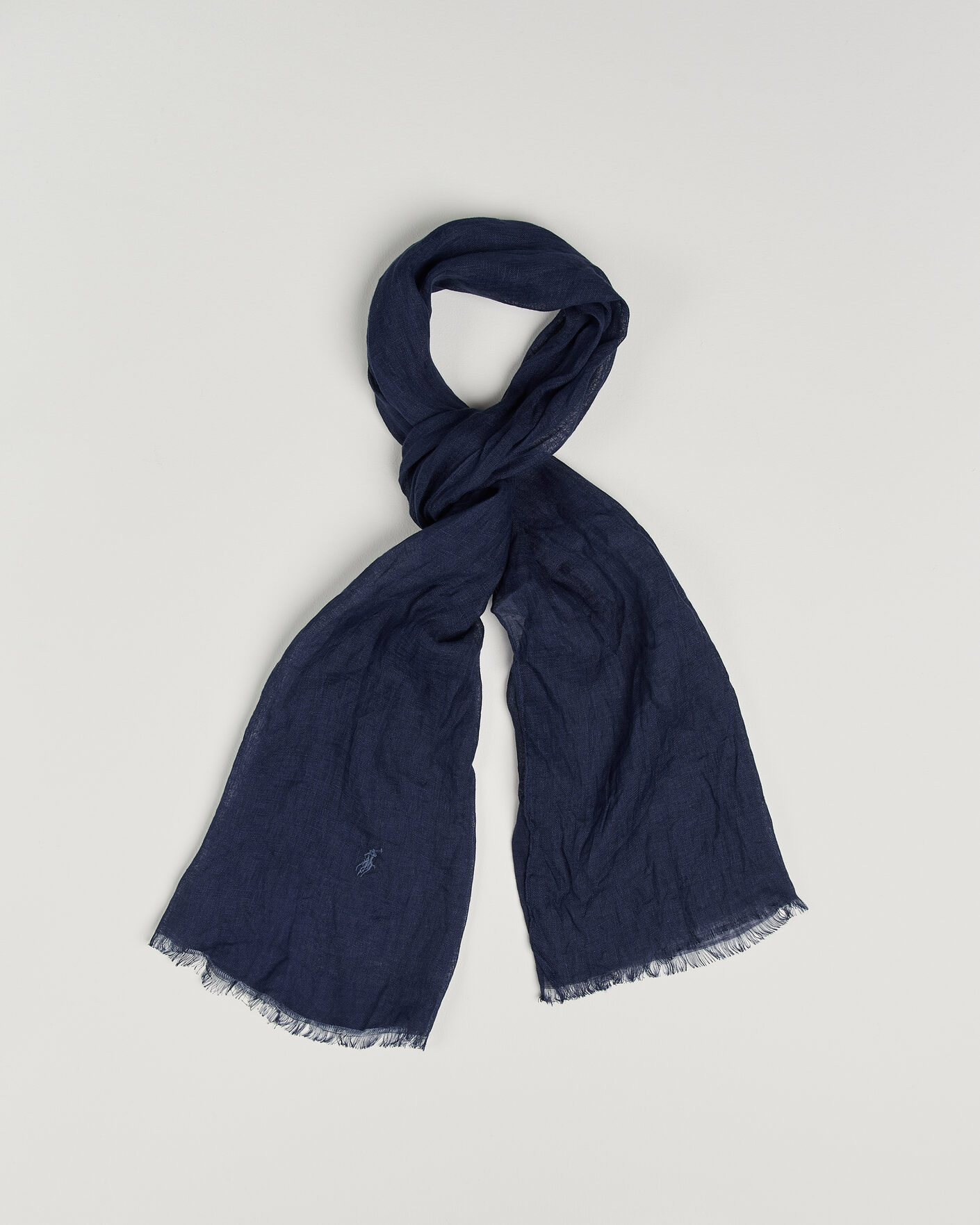 Homme | Polo Ralph Lauren Linen Scarf Newport Navy | Polo Ralph Lauren | Linen Scarf Newport Navy
